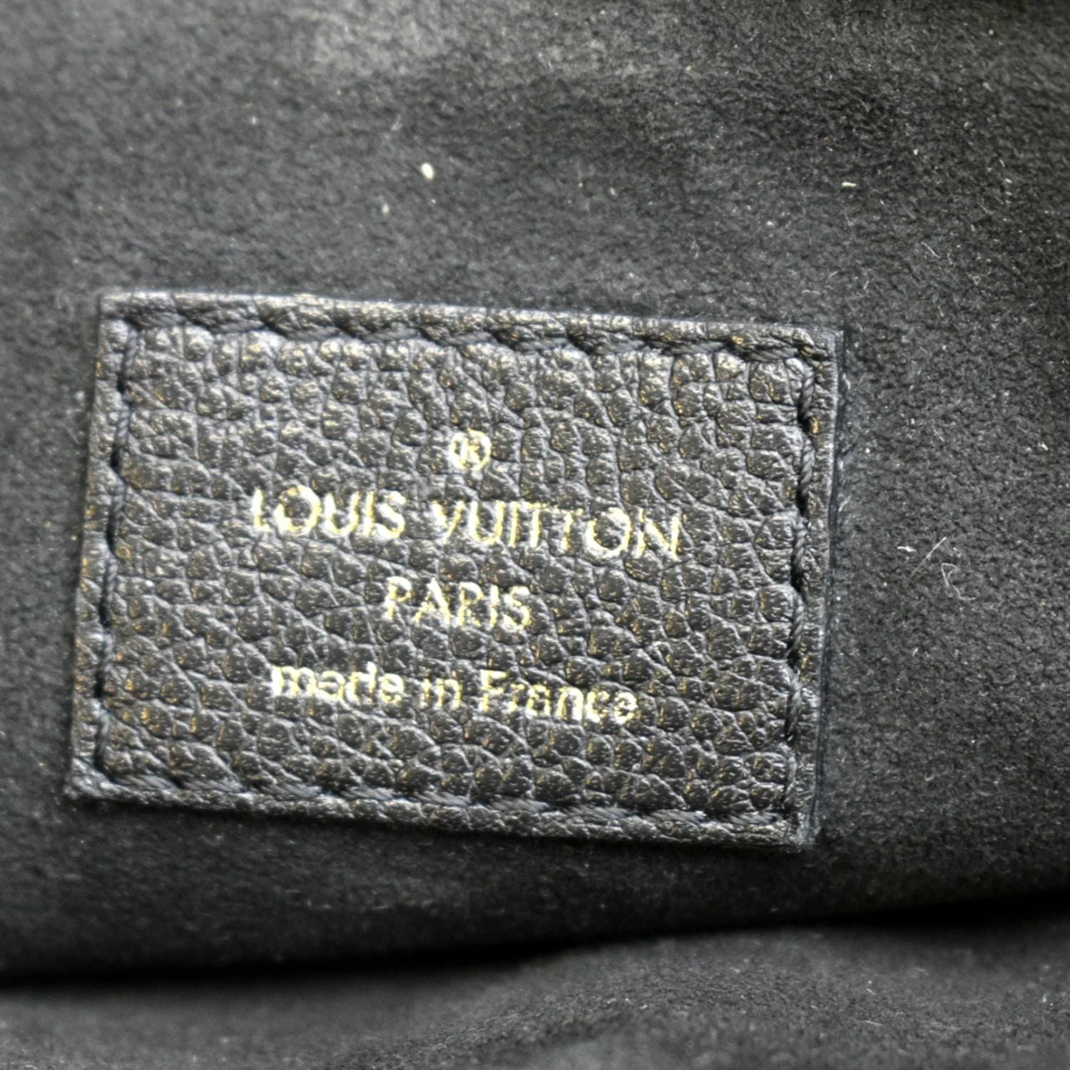 LOUIS VUITTON Twice Pochette Monogram Empreinte Crossbody Bag Black - Image 14