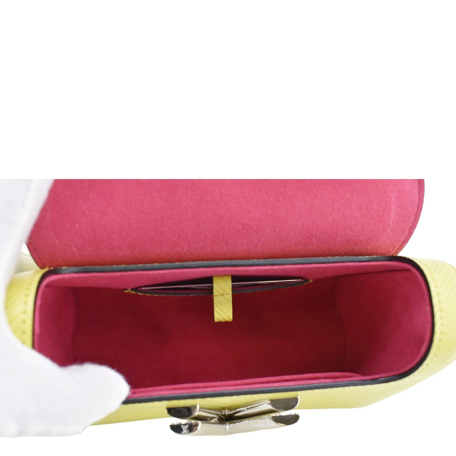 LOUIS VUITTON Twist PM Epi Leather Crossbody Bag Yellow - Image 10