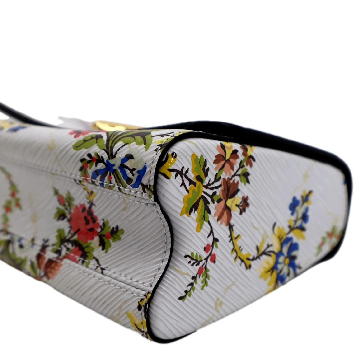 LOUIS VUITTON Twist Floral Print Epi Leather Crossbody Bag Multicolor - Image 6
