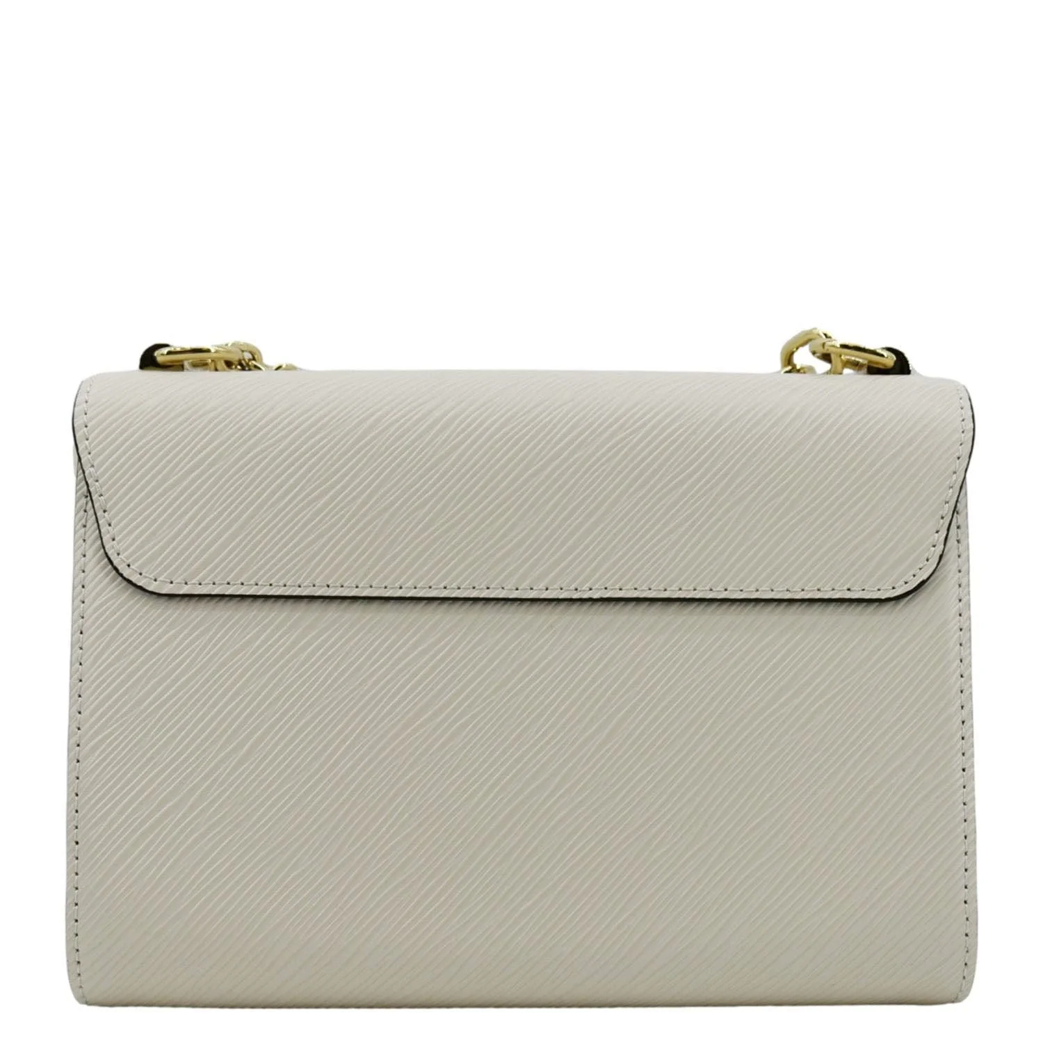 LOUIS VUITTON Twist Flower Epi Leather Chain Shoulder Bag Off White - Image 4