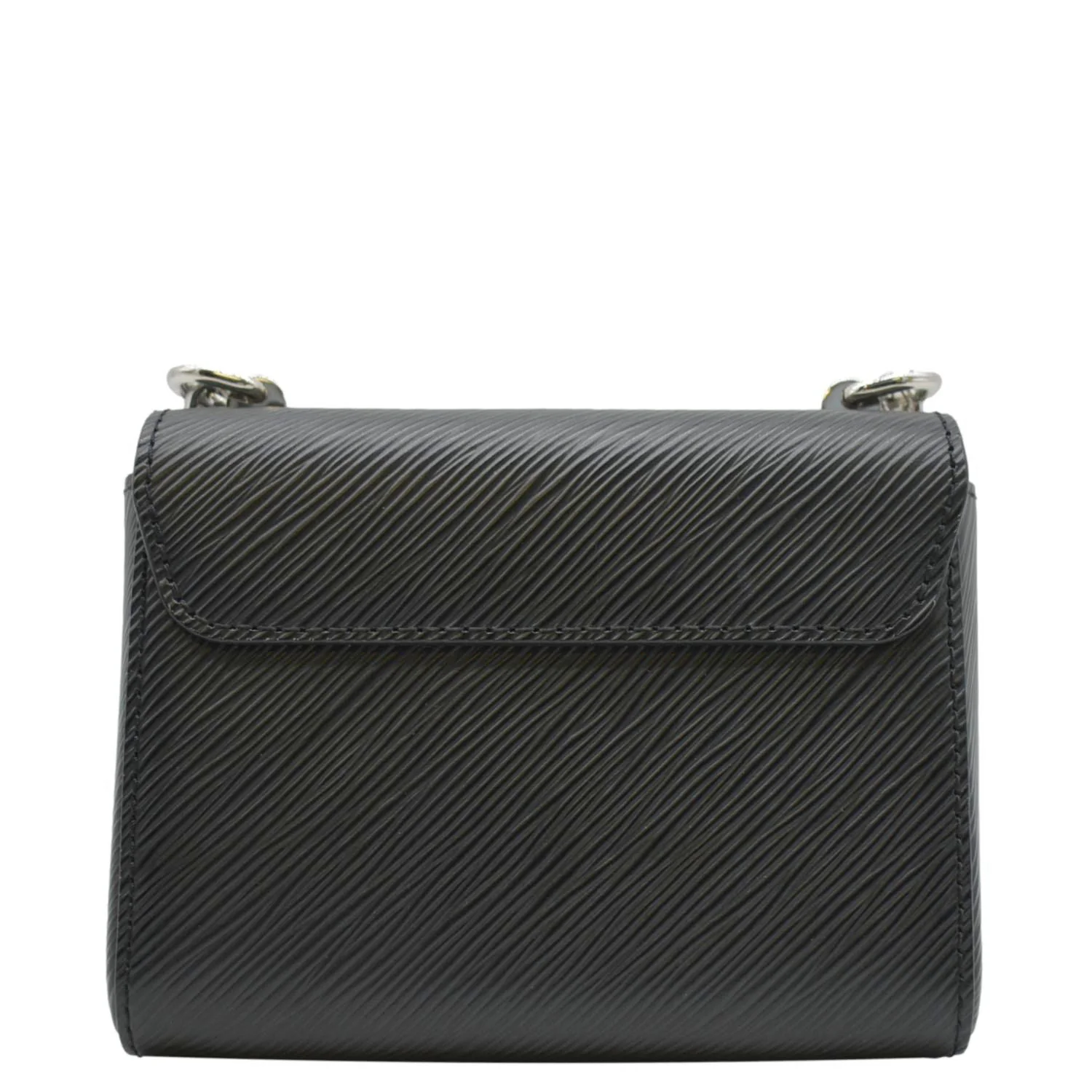 LOUIS VUITTON Mini LV Twist Epi Leather Shoulder Bag Black - Image 4