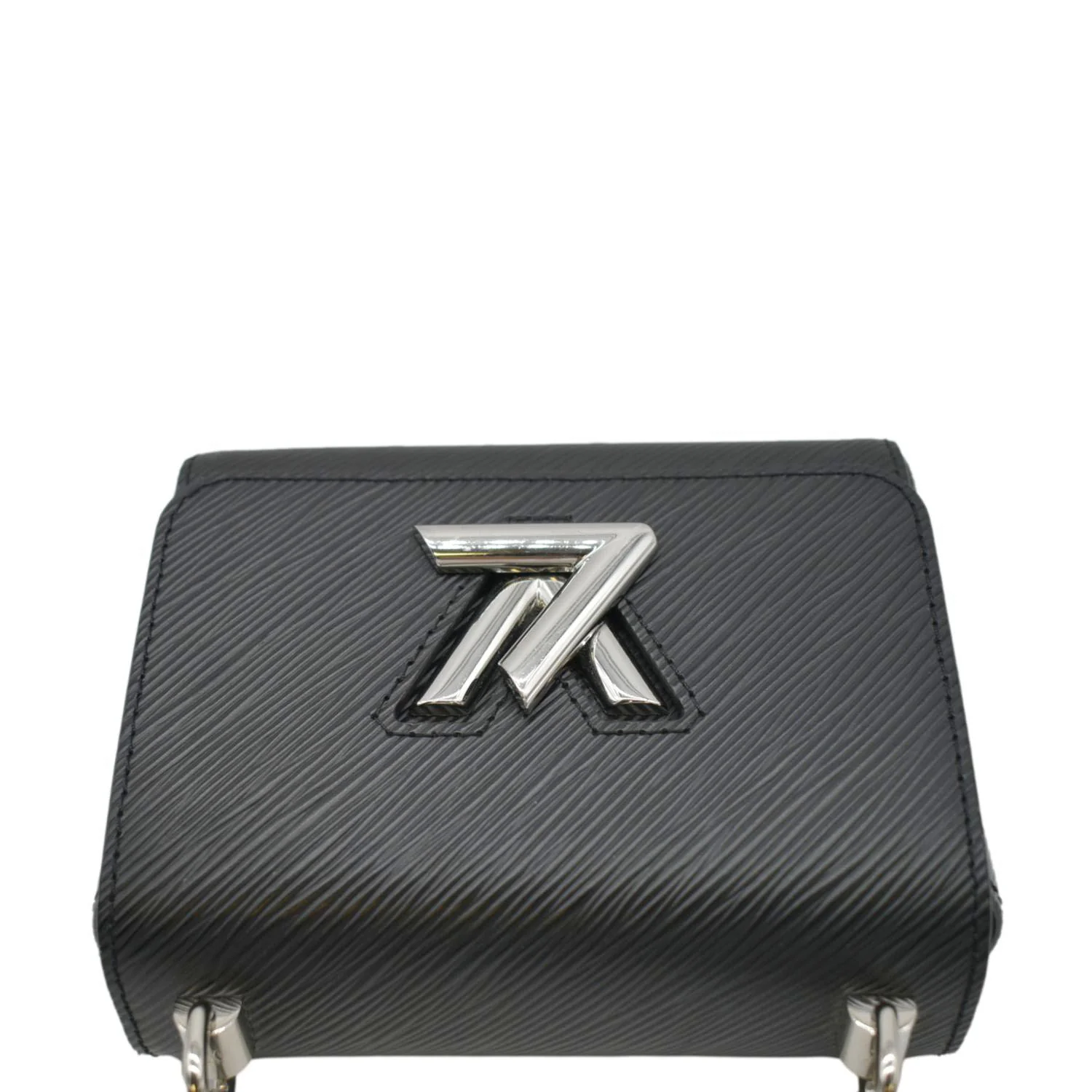 LOUIS VUITTON Mini LV Twist Epi Leather Shoulder Bag Black - Image 5