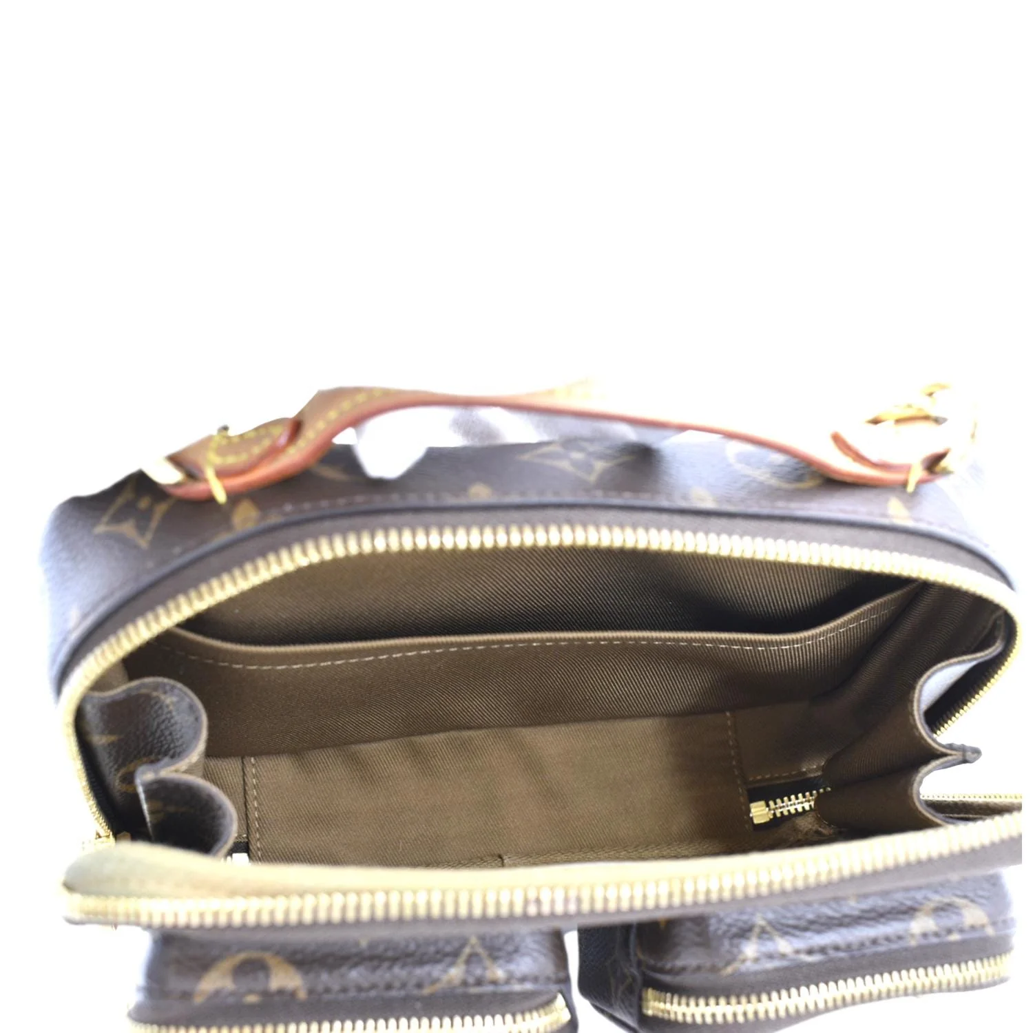 LOUIS VUITTON Utility Monogram Canvas Crossbody Bag Brown - Image 10