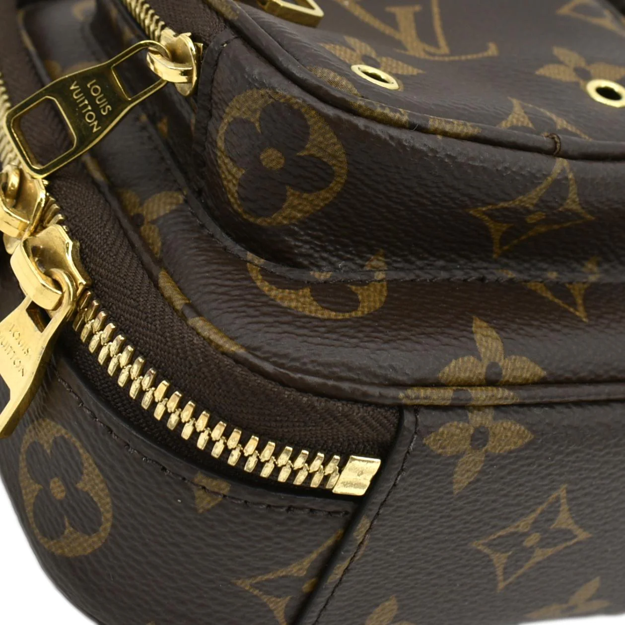 LOUIS VUITTON Utility Monogram Canvas Crossbody Bag Brown - Image 6