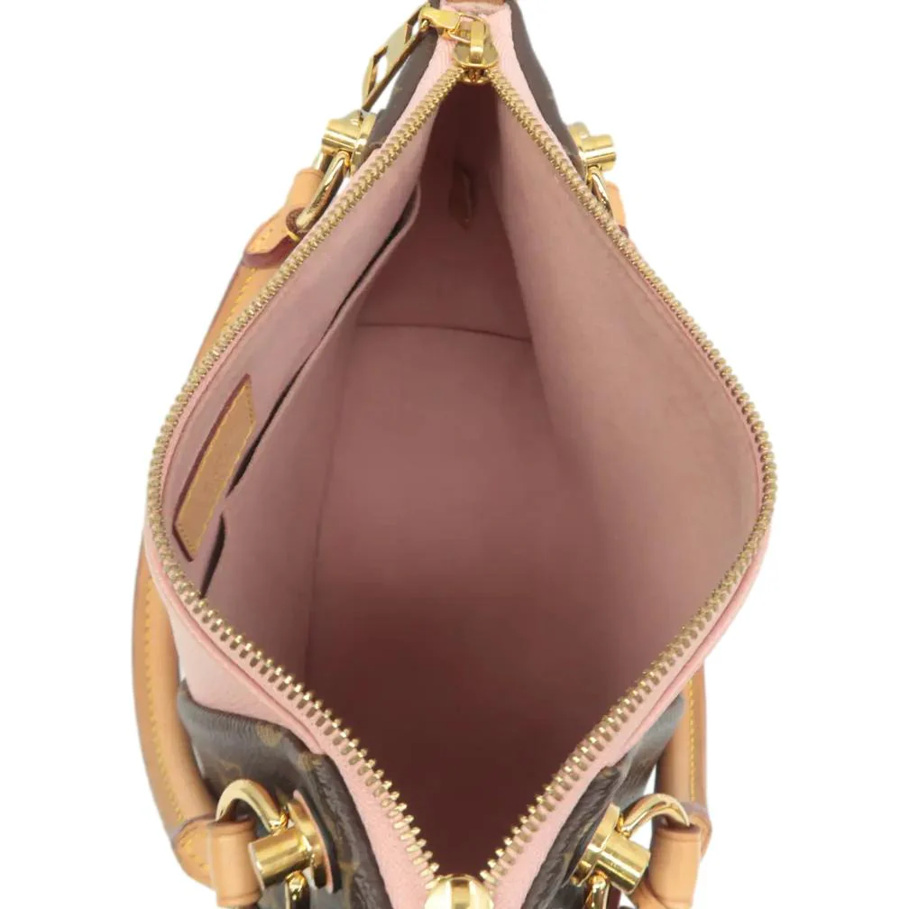 LOUIS VUITTON V BB Monogram Canvas Shoulder Bag Rose Poudre - Image 8