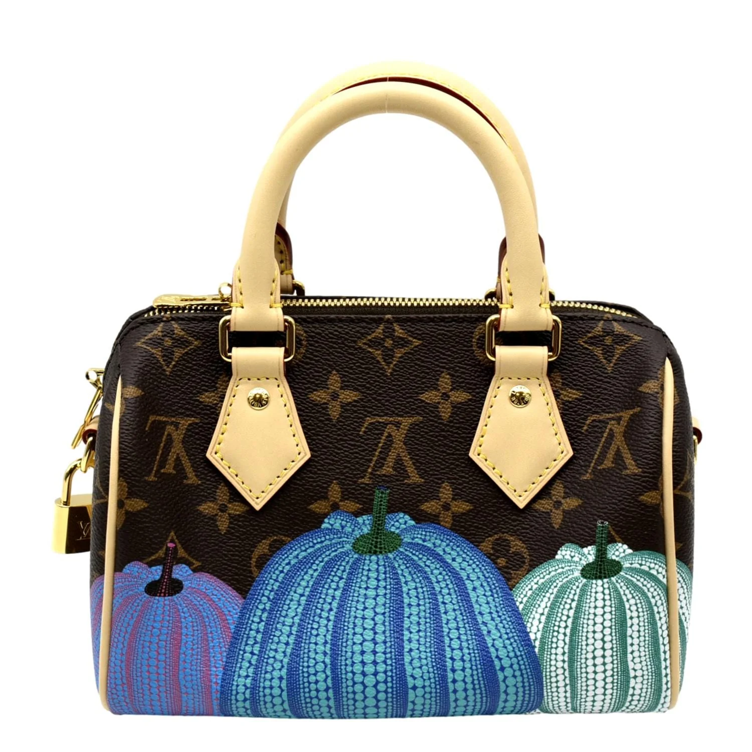 LOUIS VUITTON LV x YK Speedy Bandouliere 20 Monogram Canvas Shoulder Bag Multicolor - Image 4