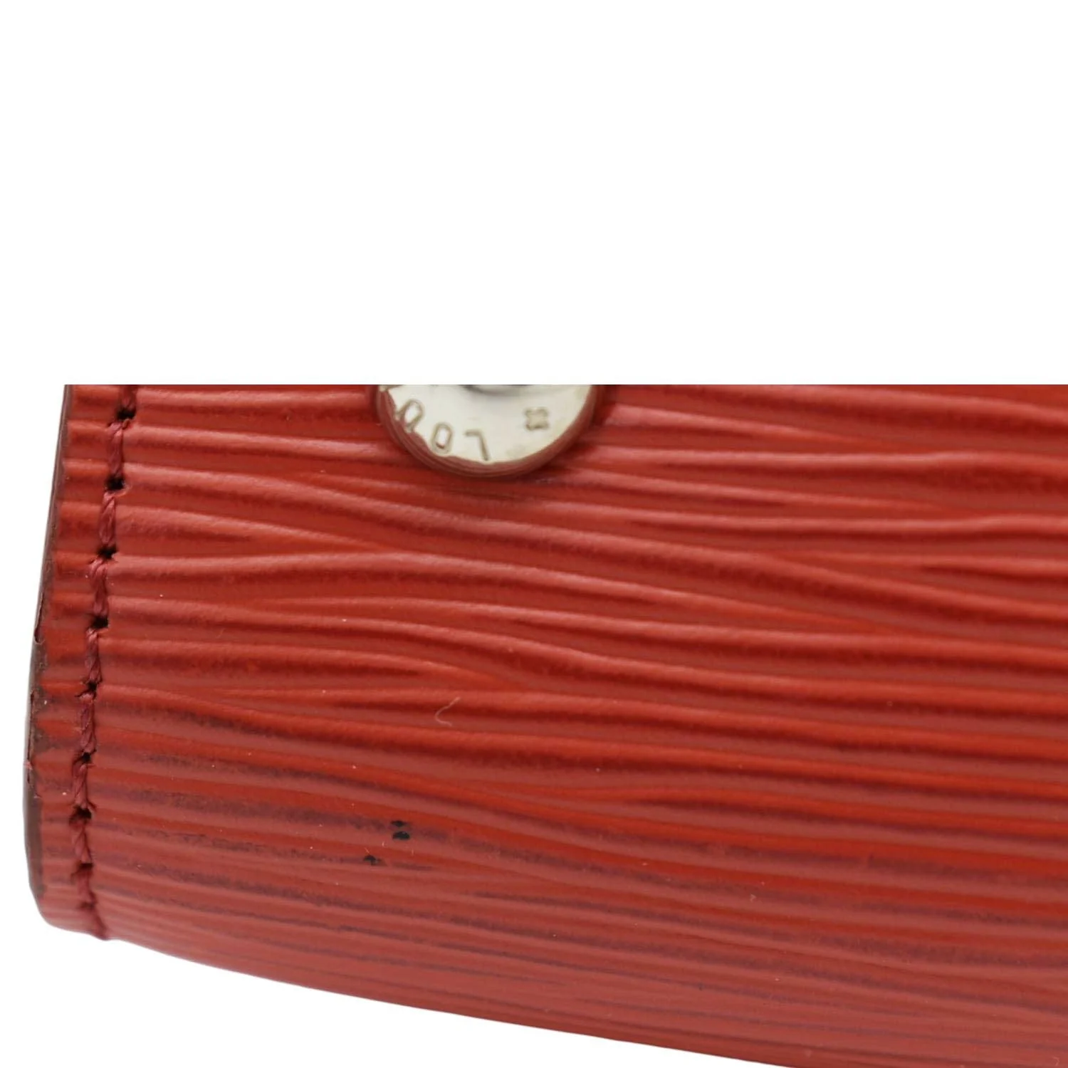 LOUIS VUITTON Vaneau MM Epi Leather Shoulder Bag Red - Image 15