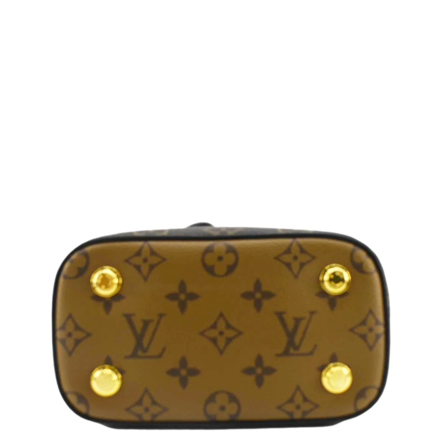 LOUIS VUITTON Vanity PM Monogram Reverse Canvas Crossbody Bag Brown - Image 10