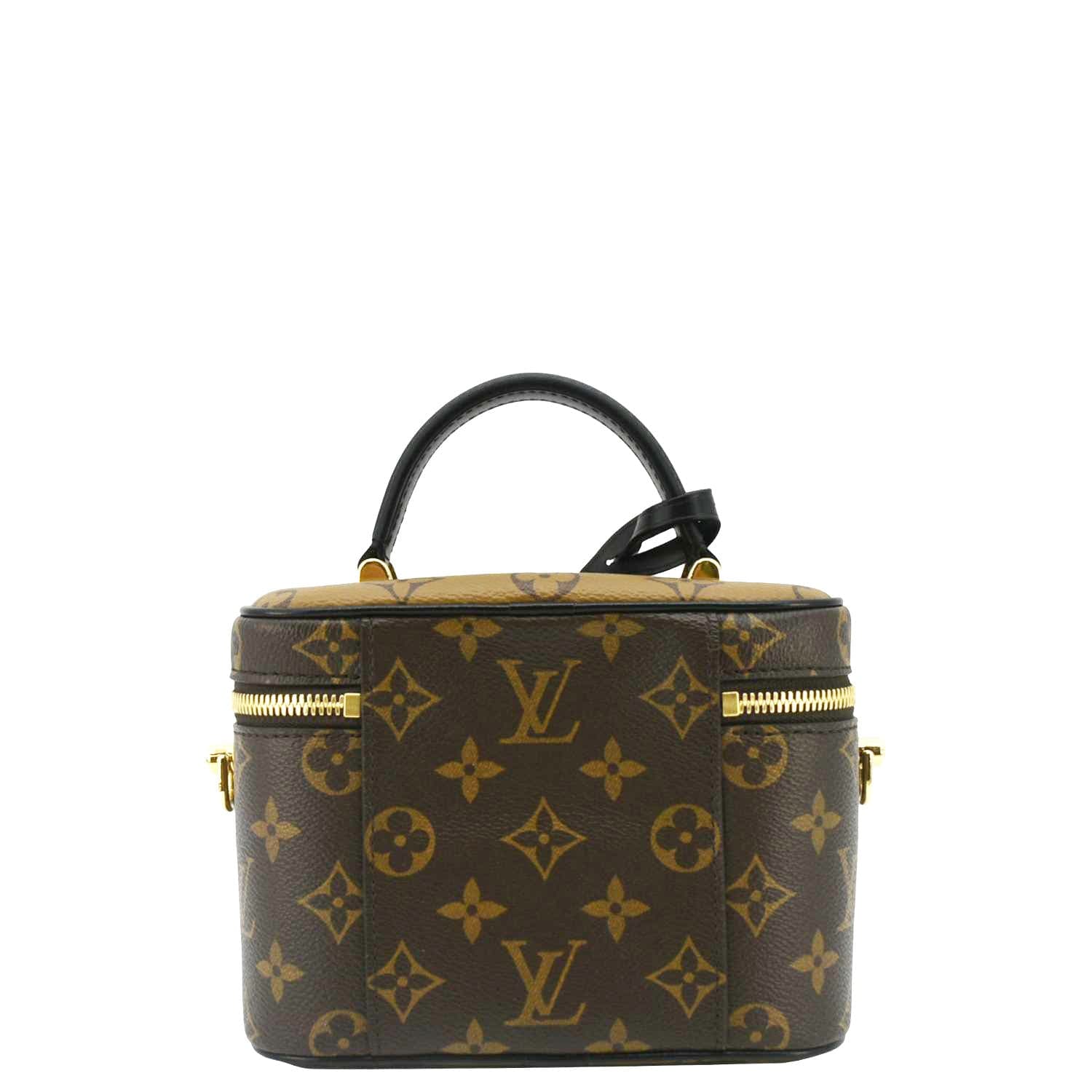 LOUIS VUITTON Vanity PM Monogram Reverse Canvas Crossbody Bag Brown - Image 4