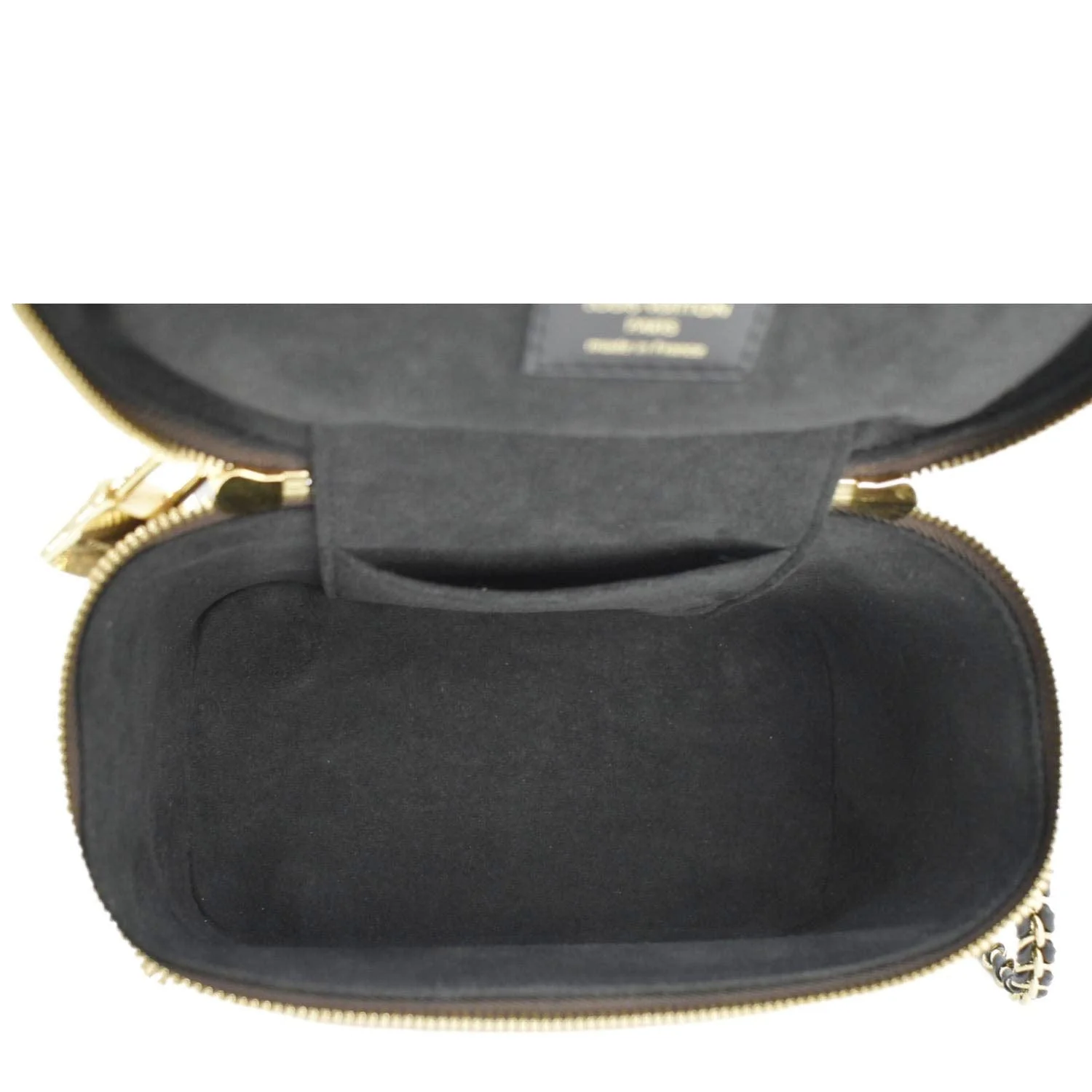 LOUIS VUITTON Vanity PM Monogram Reverse Canvas Crossbody Bag Brown - Image 12