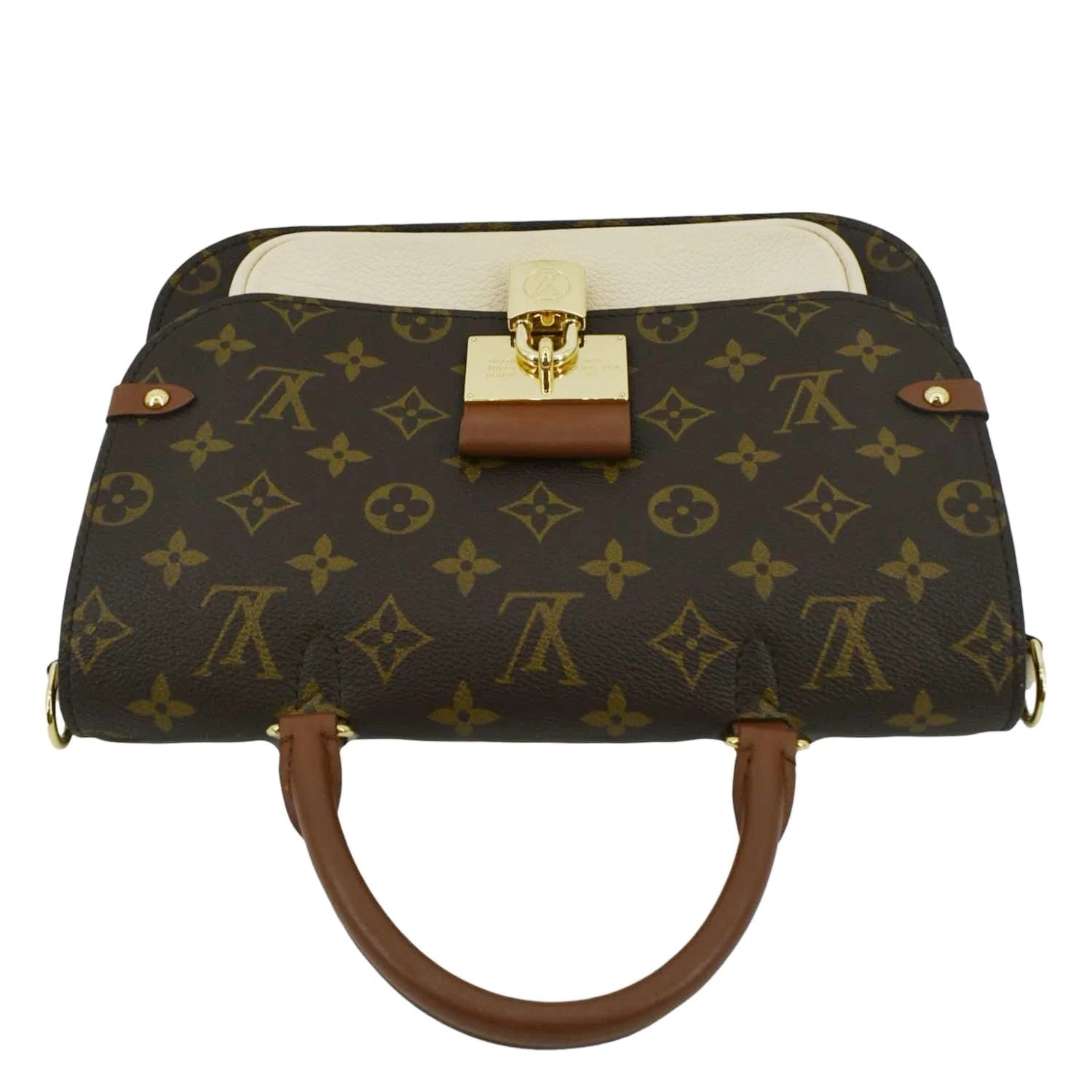 LOUIS VUITTON Vaugirard Monogram Canvas Shoulder Bag Creme - Image 5