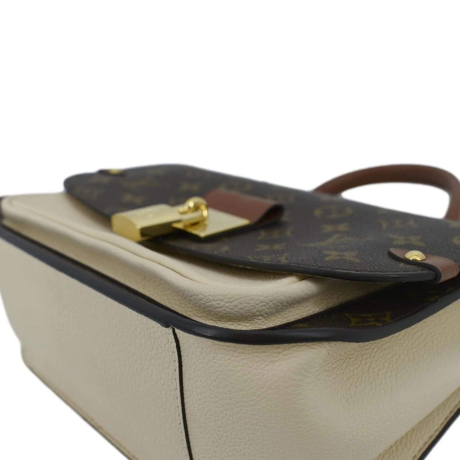 LOUIS VUITTON Vaugirard Monogram Canvas Shoulder Bag Creme - Image 9