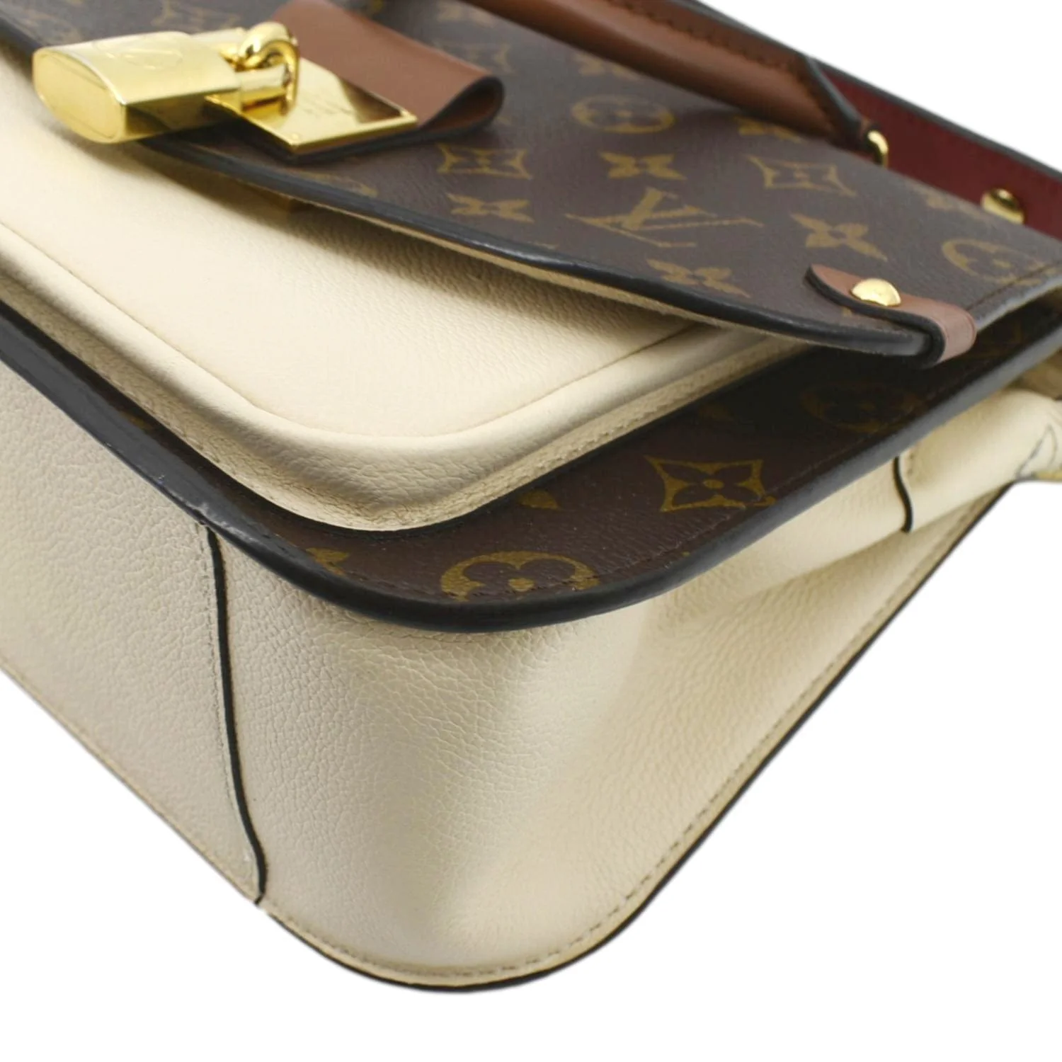 LOUIS VUITTON Vaugirard Monogram Canvas Shoulder Bag Creme - Image 7