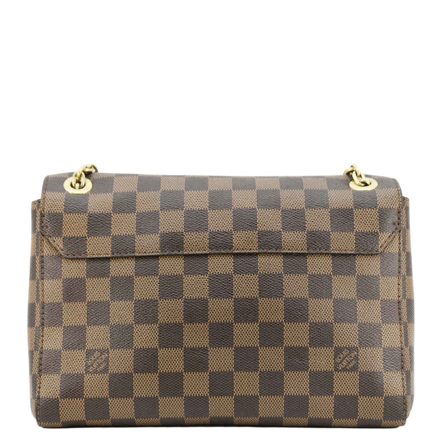 LOUIS VUITTON Vavin PM Damier Ebene Crossbody Bag Cream - Image 3