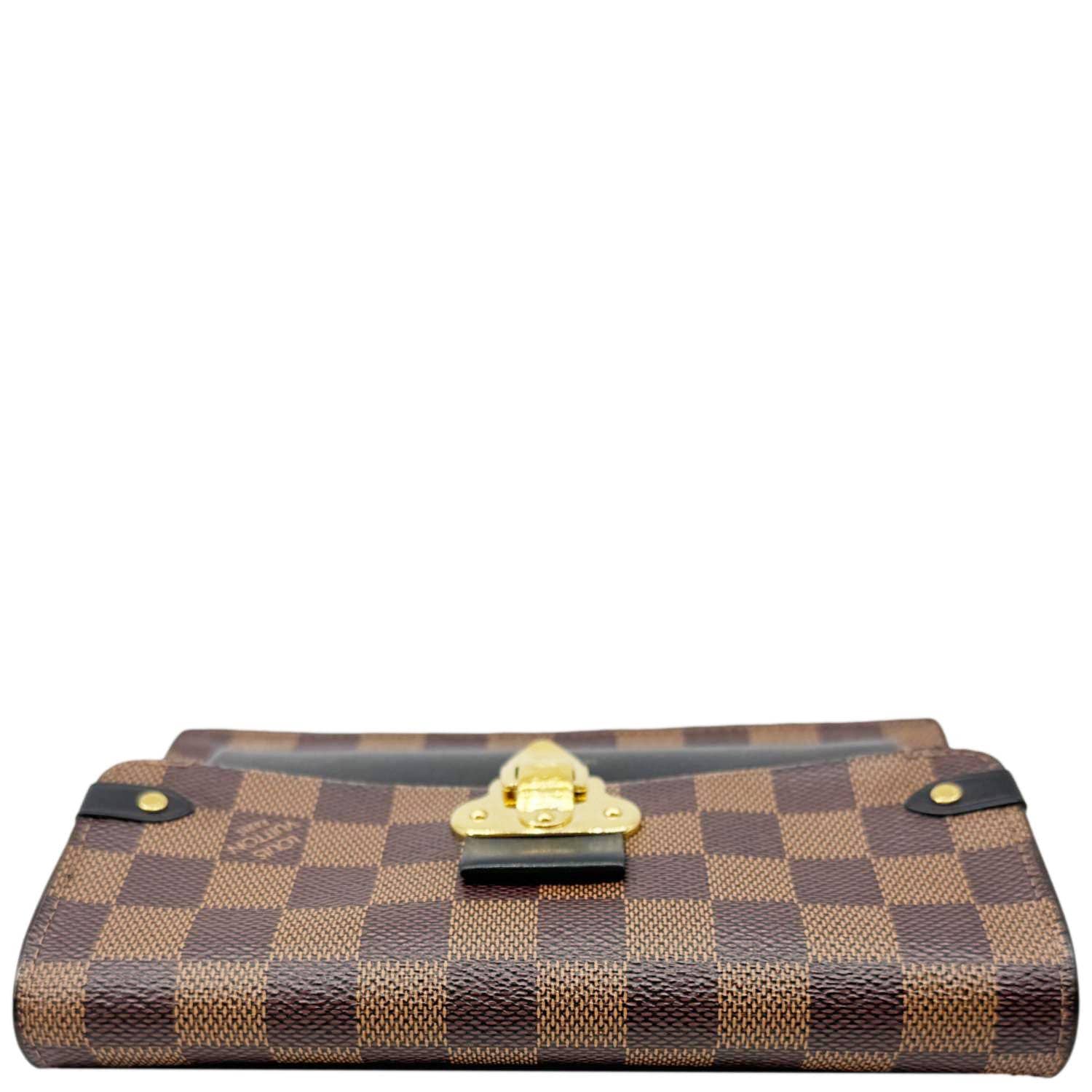 LOUIS VUITTON Vavin PM Damier Ebene Chain Crossbody Bag Black - Image 6