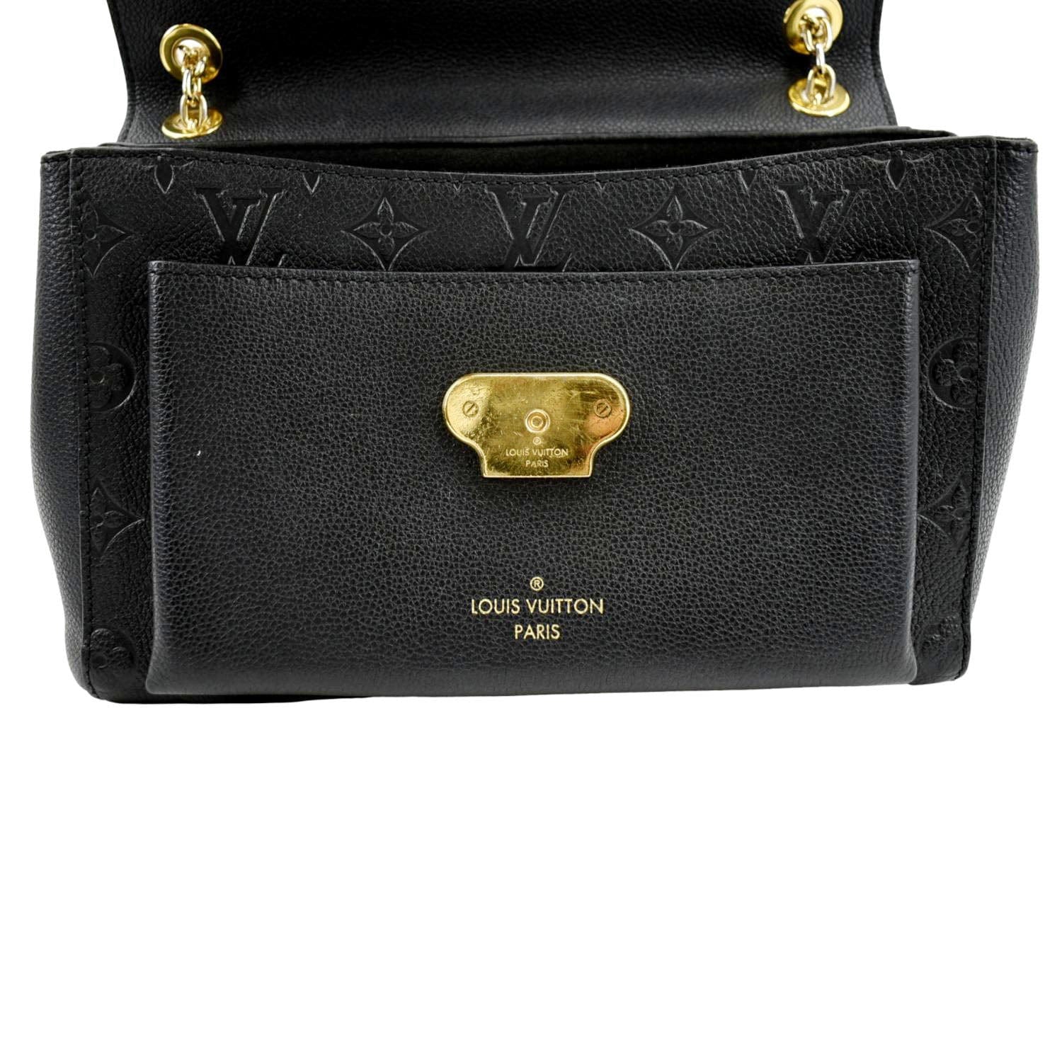 LOUIS VUITTON Vavin PM Monogram Empreinte Leather Shoulder Bag Black - Image 11