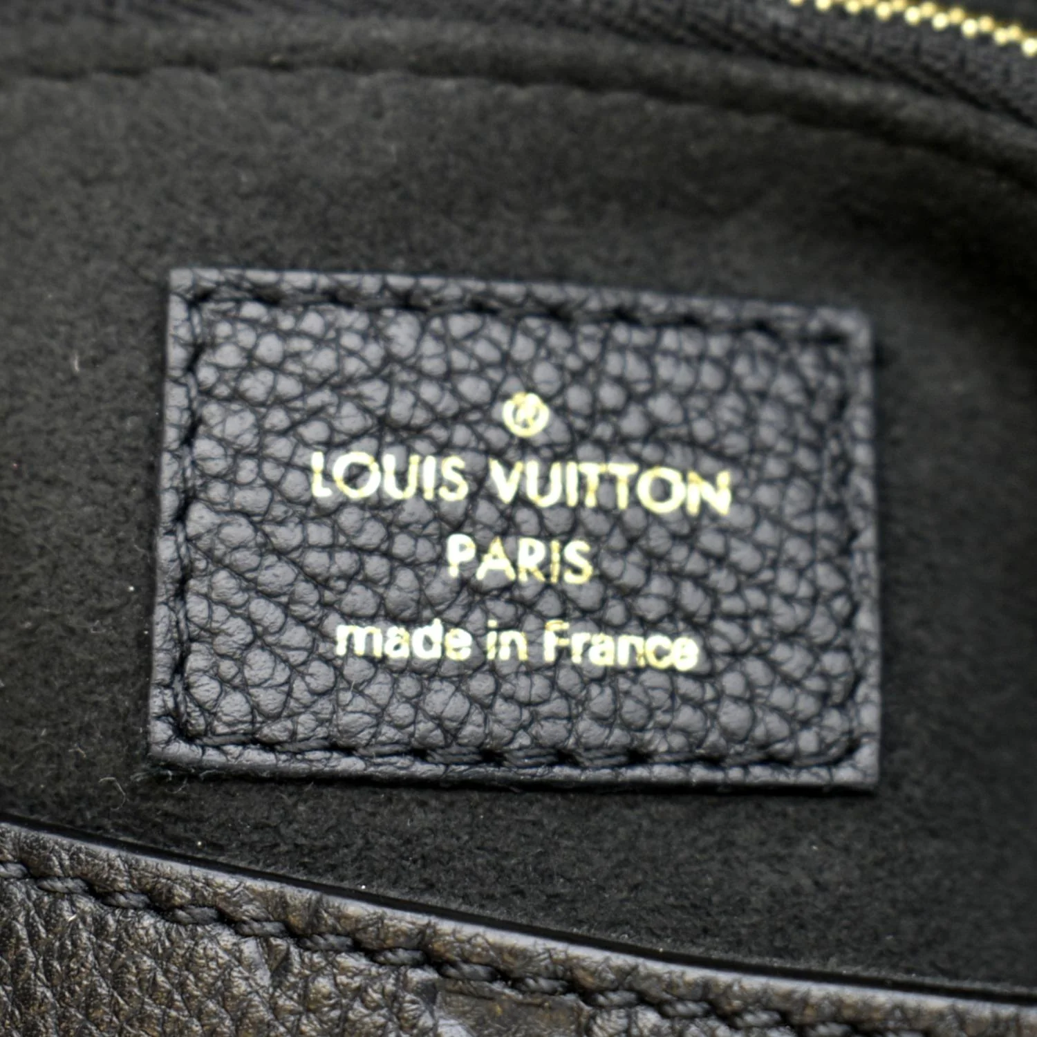 LOUIS VUITTON Vavin PM Monogram Empreinte Leather Shoulder Bag Black - Image 12