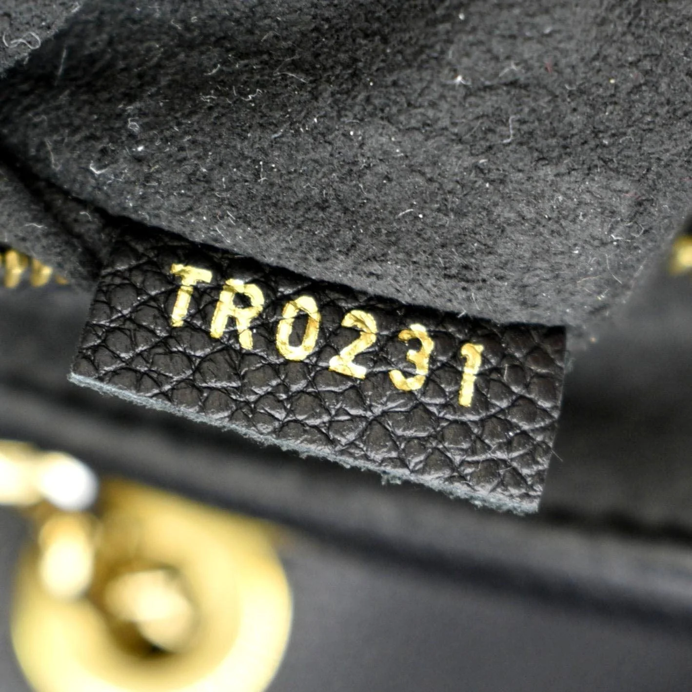 LOUIS VUITTON Vavin PM Monogram Empreinte Leather Shoulder Bag Black - Image 13