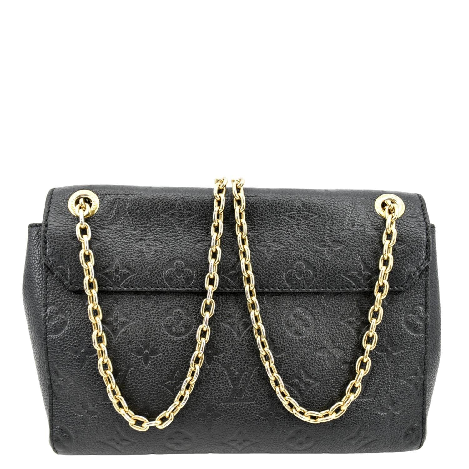 LOUIS VUITTON Vavin PM Monogram Empreinte Leather Shoulder Bag Black - Image 3