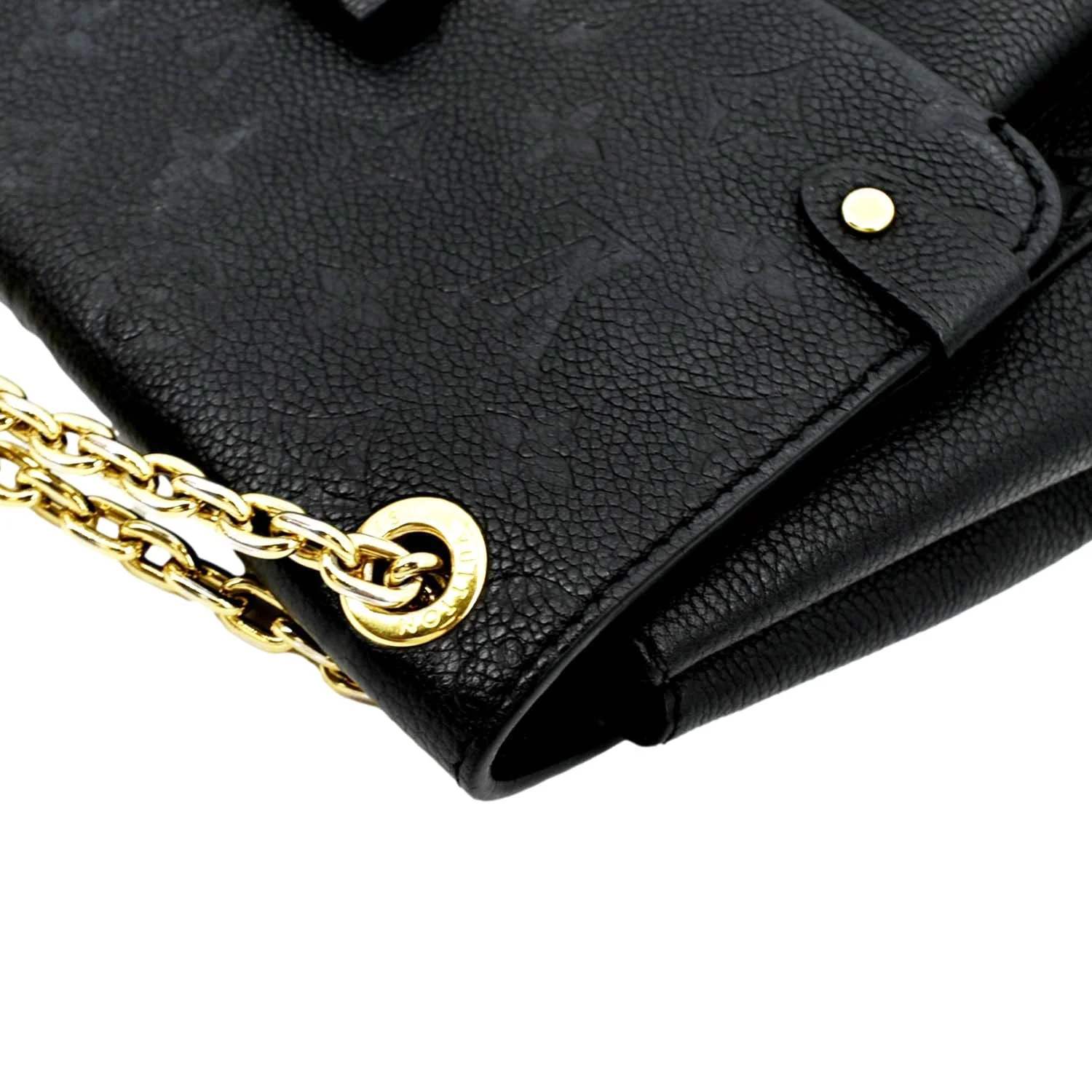 LOUIS VUITTON Vavin PM Monogram Empreinte Leather Shoulder Bag Black - Image 6