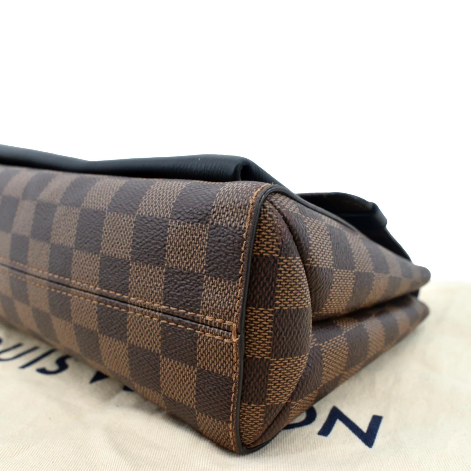 LOUIS VUITTON Vavin PM Damier Ebene Crossbody Bag Brown - Image 8