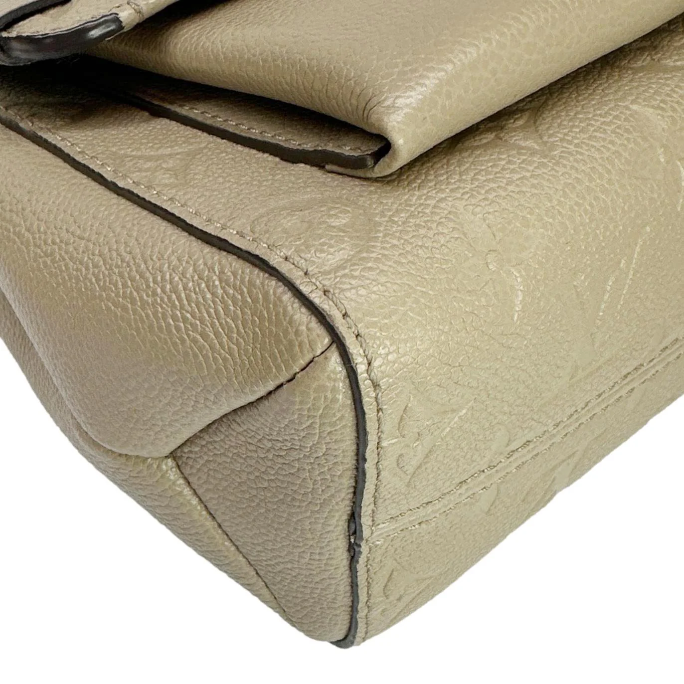 LOUIS VUITTON Vavin PM Monogram Empreinte Leather Shoulder Bag Beige - Image 9