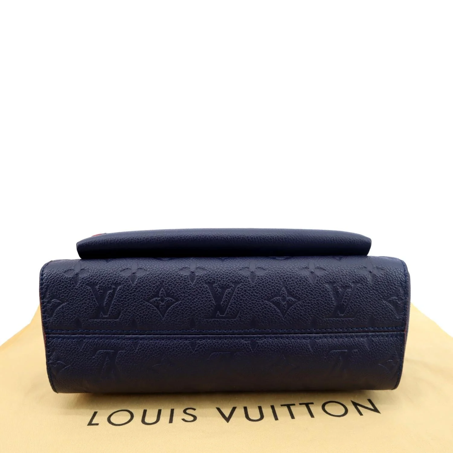 LOUIS VUITTON Vavin PM Monogram Empreinte Leather Shoulder Bag Blue - Image 7