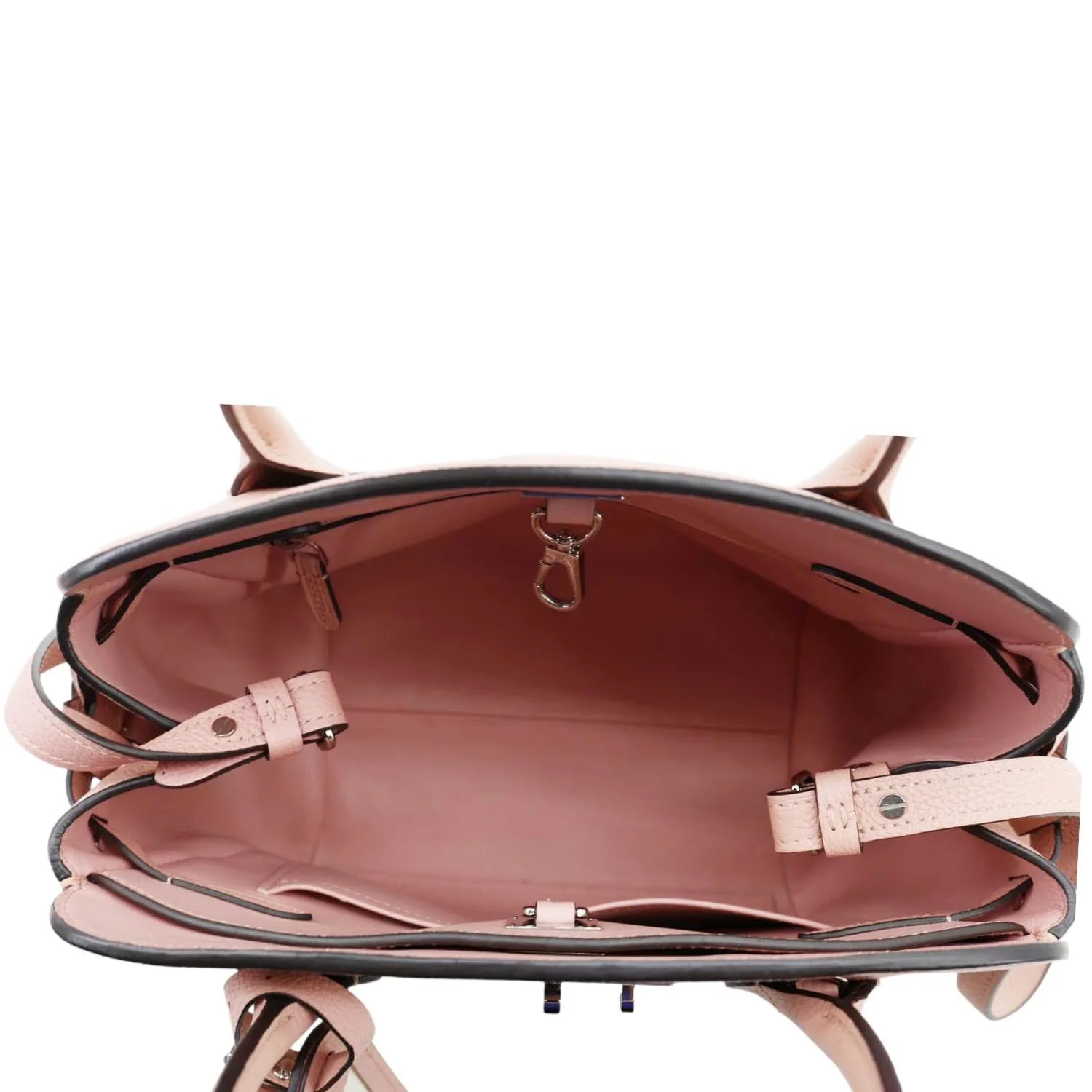 LOUIS VUITTON Milla PM Veau Nuage Leather Shoulder Bag Rose Poudre - Image 10