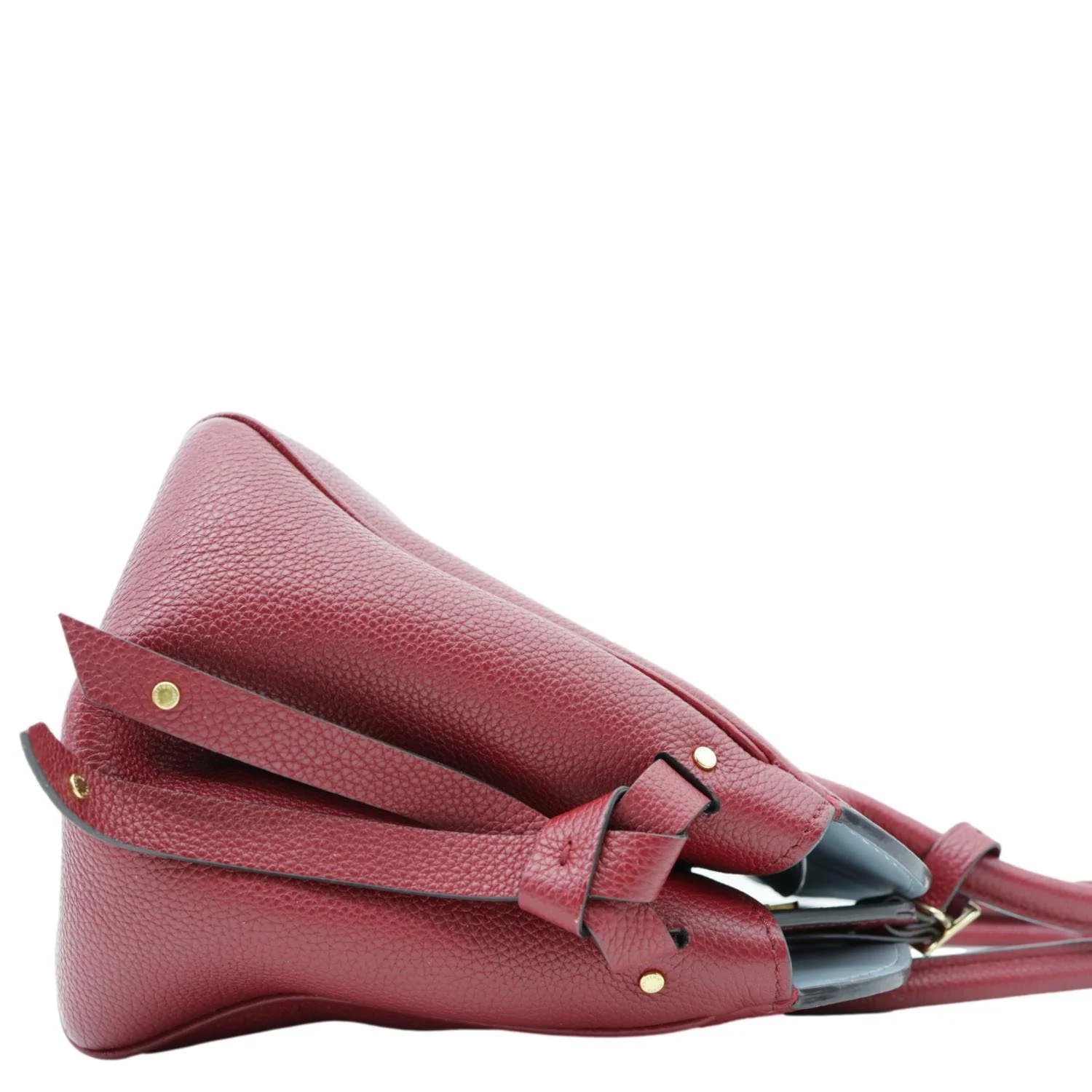 LOUIS VUITTON Milla PM Veau Nuage Leather Shoulder Bag Red - Image 12