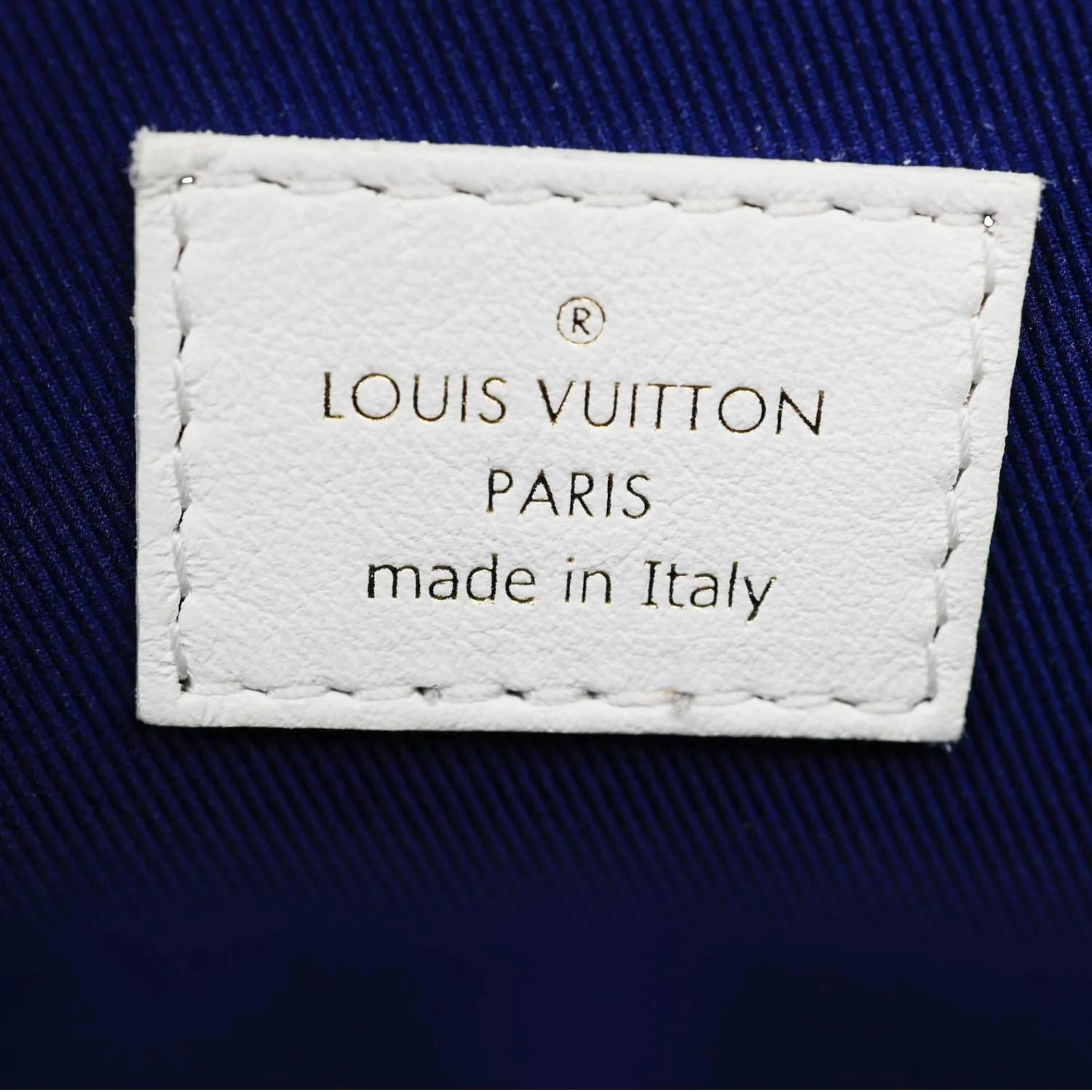 LOUIS VUITTON Palm Spring Mini Velvet Backpack Blue - Image 14