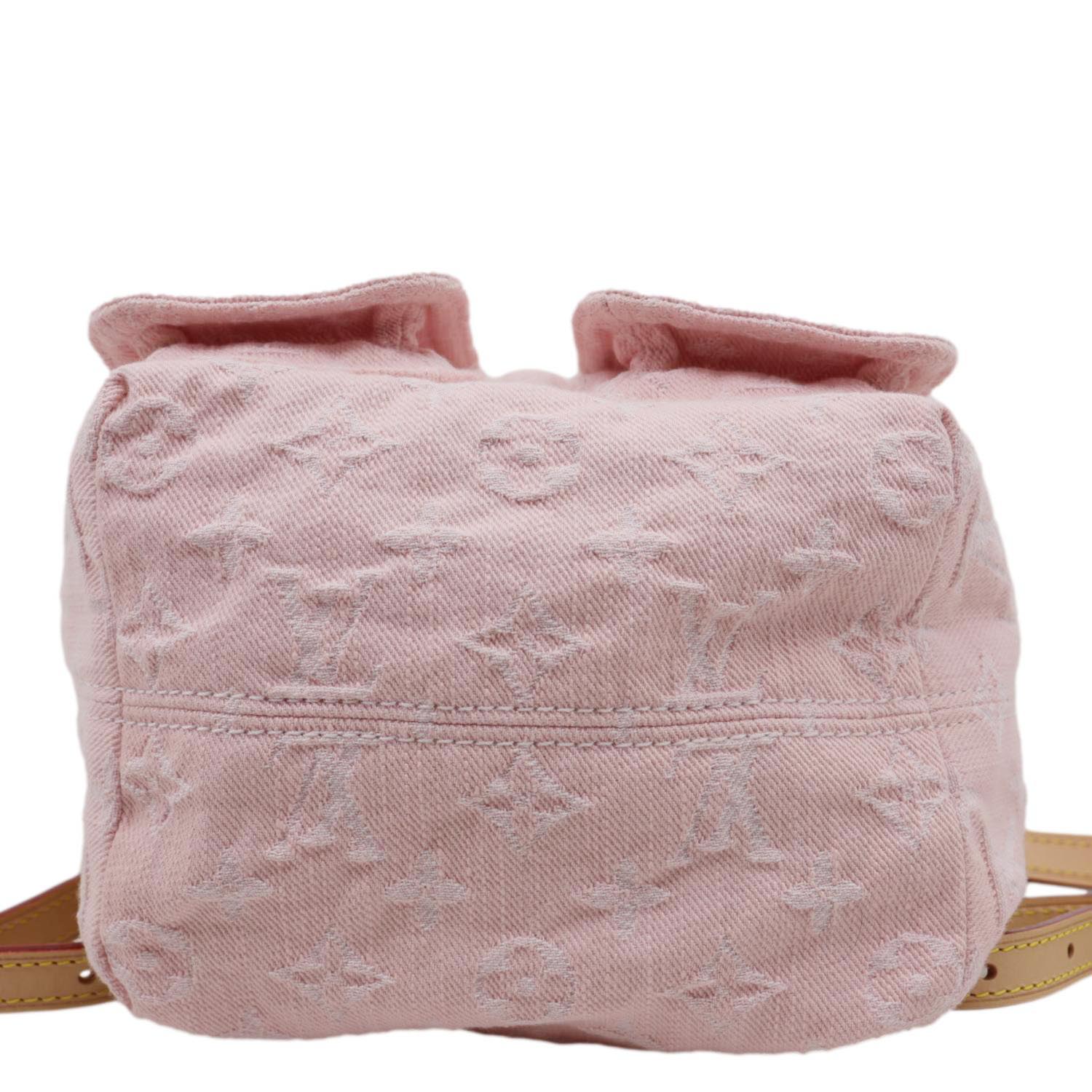 LOUIS VUITTON Venice Monogram Denim Backpack Washed Pink - Image 10
