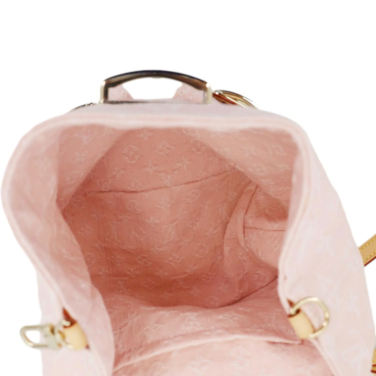 LOUIS VUITTON Venice Monogram Denim Backpack Washed Pink - Image 12
