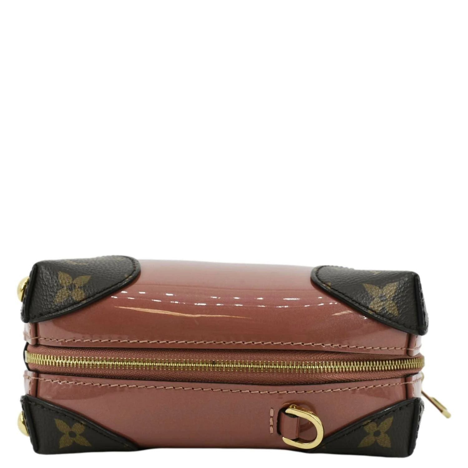 LOUIS VUITTON Venice Monogram Vernis Leather Shoulder Bag Coral - Image 9