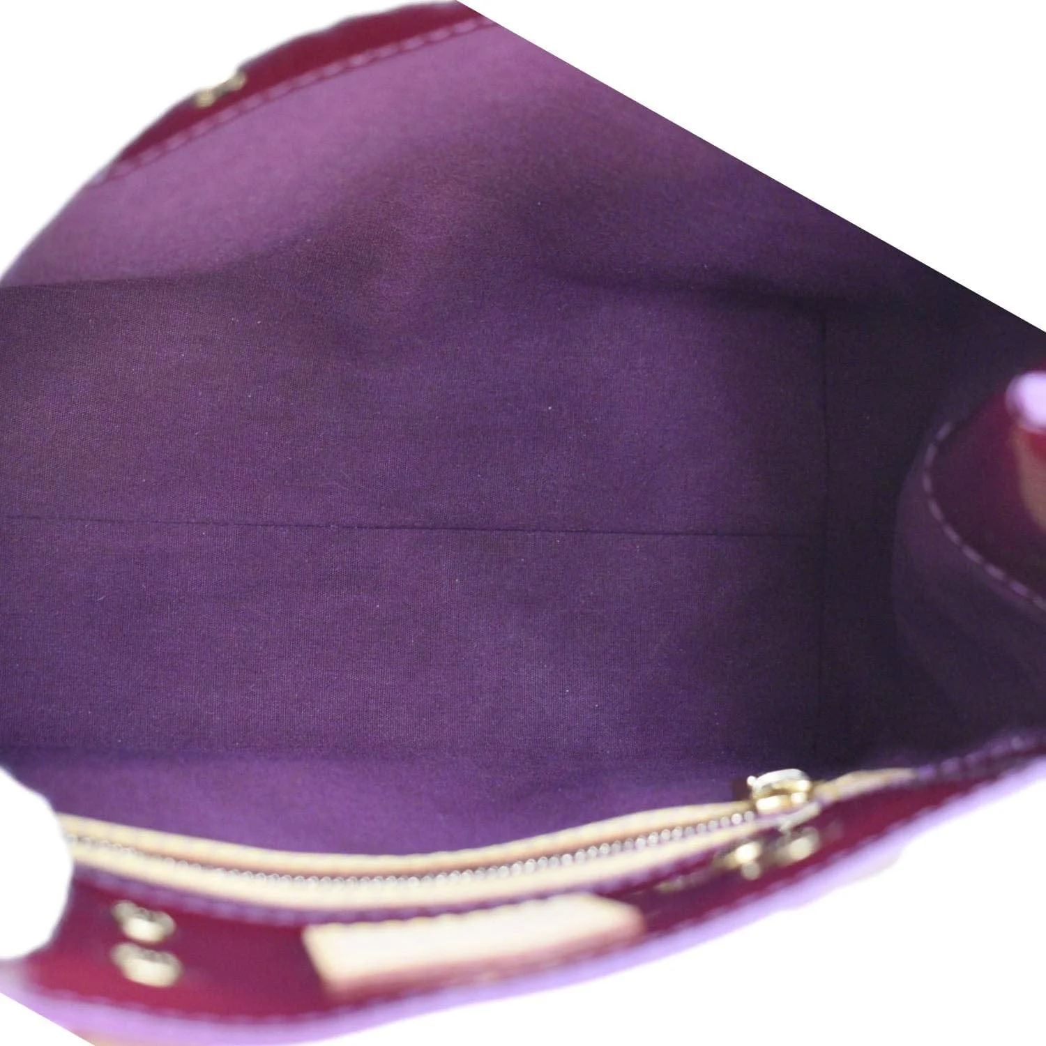 LOUIS VUITTON Reade PM Monogram Vernis Tote Bag Violet - Image 13