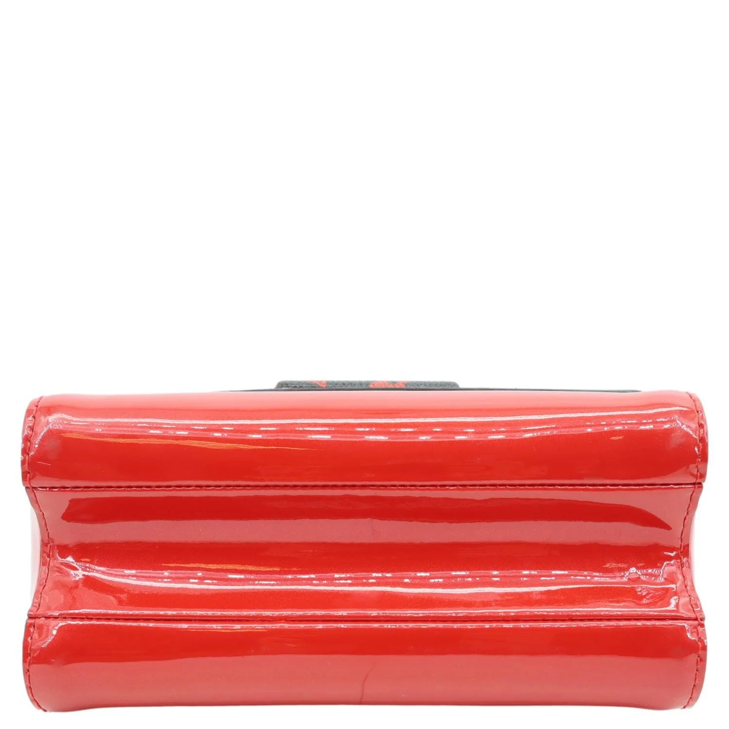 LOUIS VUITTON Twist PM Infrarouge Vernis Chain Shoulder Bag Red - Image 10
