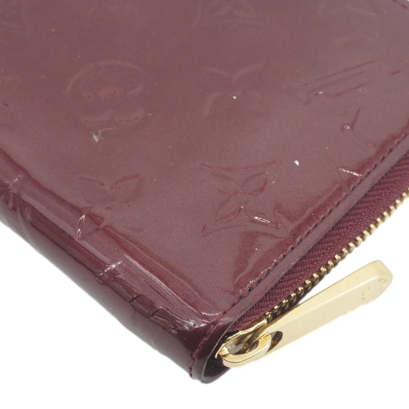 LOUIS VUITTON Monogram Vernis Zippy Wallet Amarante - Image 6
