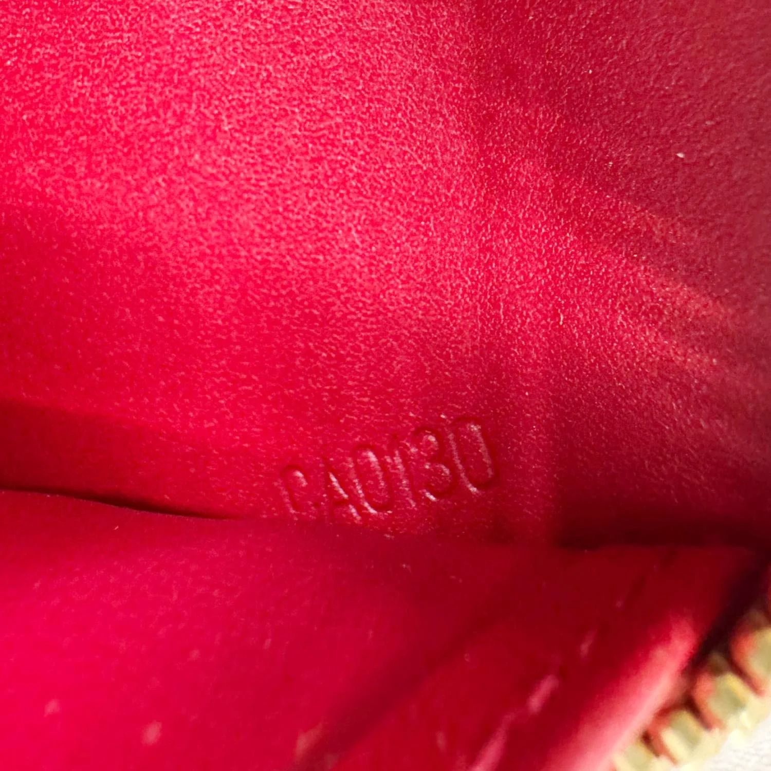 LOUIS VUITTON Monogram Vernis Zippy Wallet Red - Image 14
