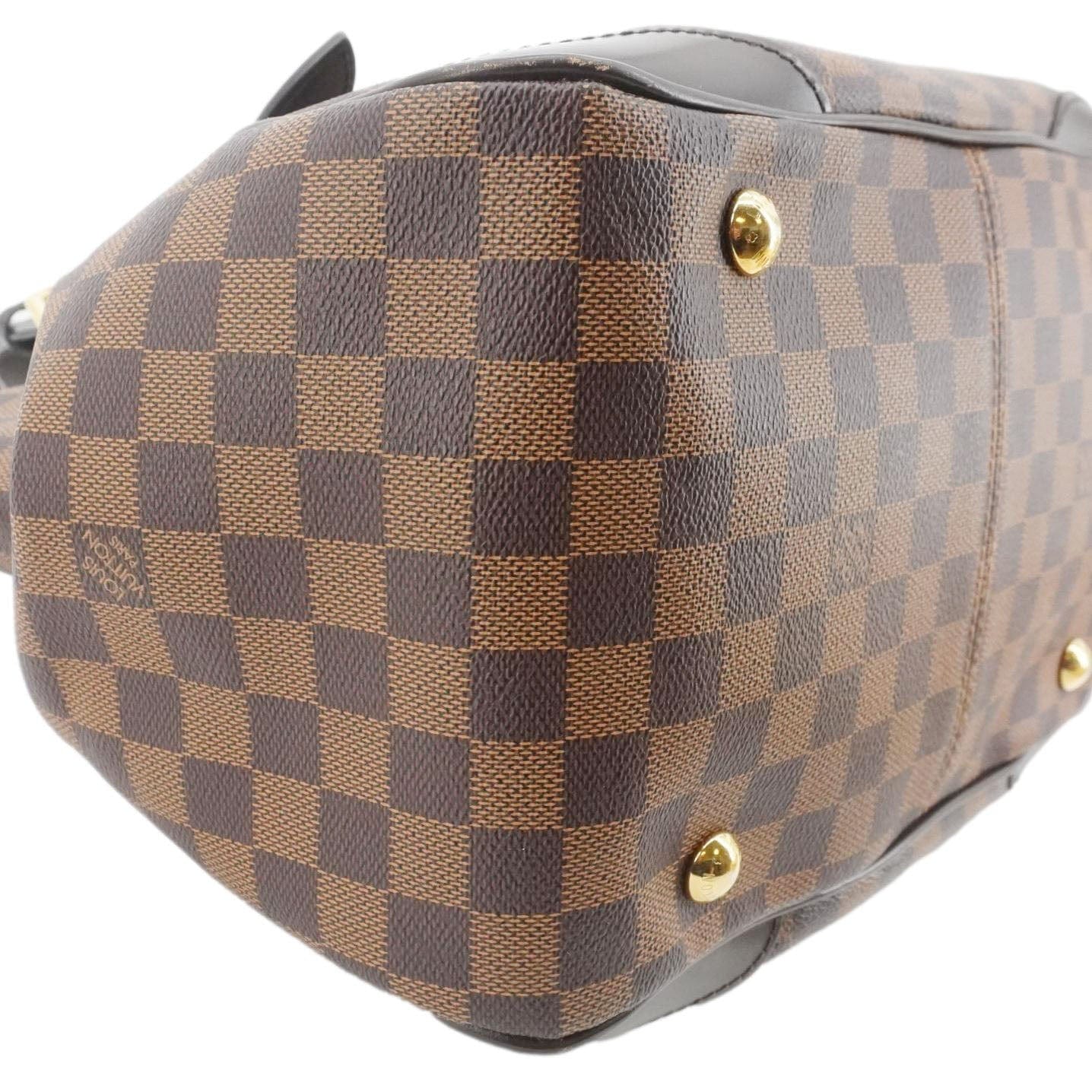 LOUIS VUITTON Verona MM Damier Ebene Shoulder Bag Brown - Image 9