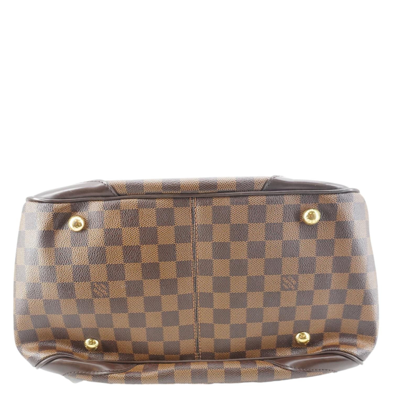 LOUIS VUITTON Verona MM Damier Ebene Shoulder Bag Brown - Image 10