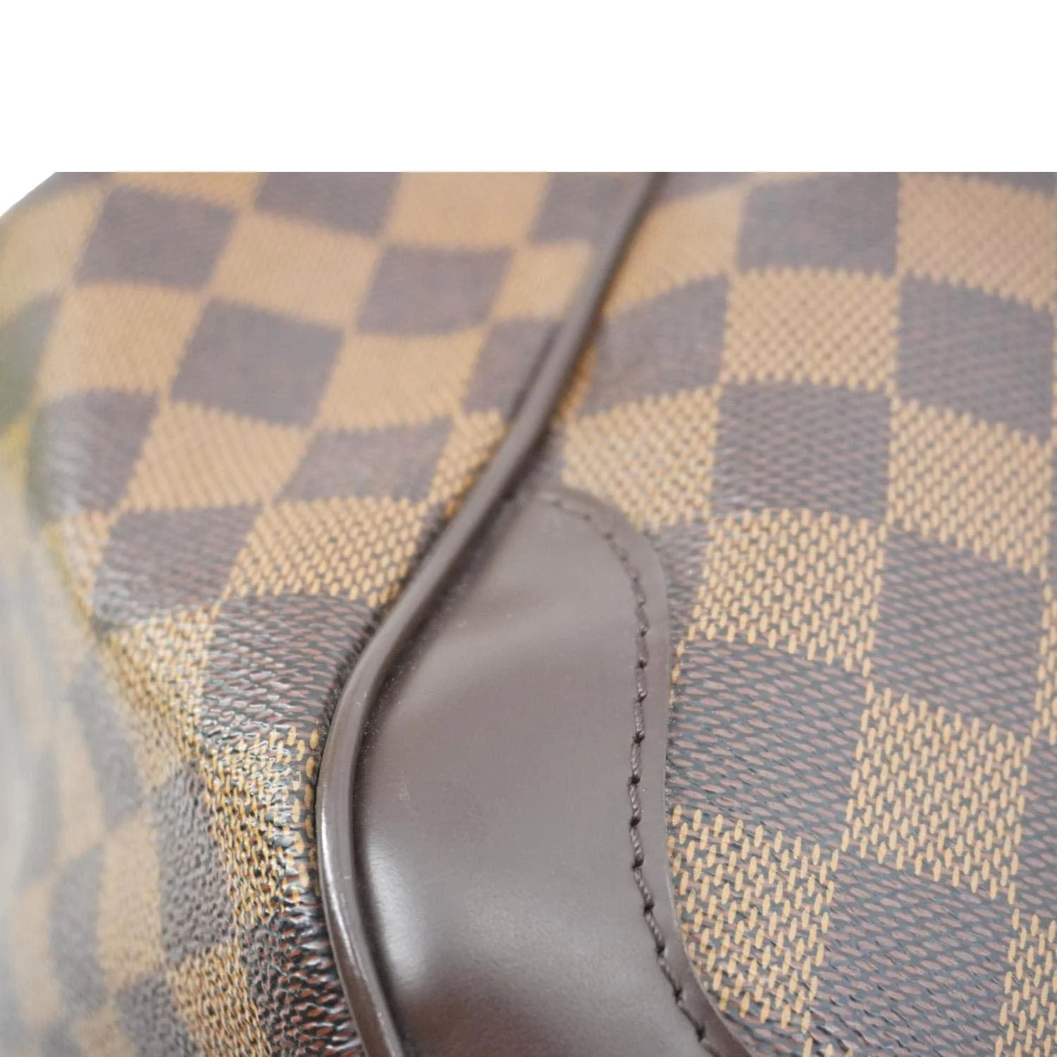 LOUIS VUITTON Verona MM Damier Ebene Shoulder Bag Brown - Image 14