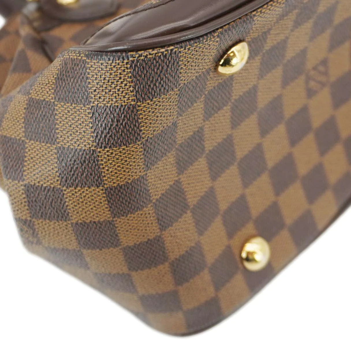 LOUIS VUITTON Verona PM Damier Ebene Satchel Bag Brown - Image 9