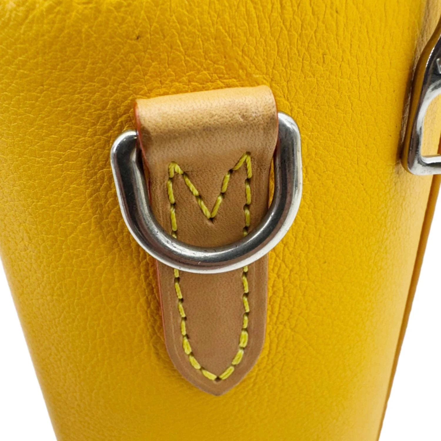 LOUIS VUITTON Vertical Box Trunk Leather Shoulder Bag Yellow - Image 14