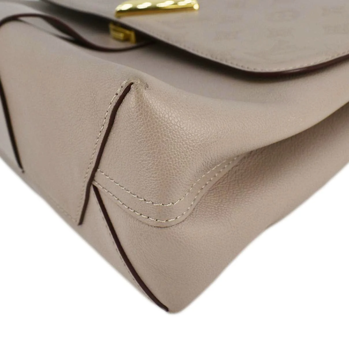 LOUIS VUITTON Very One Handle Calfskin Monogram Shoulder Bag Beige - Image 10