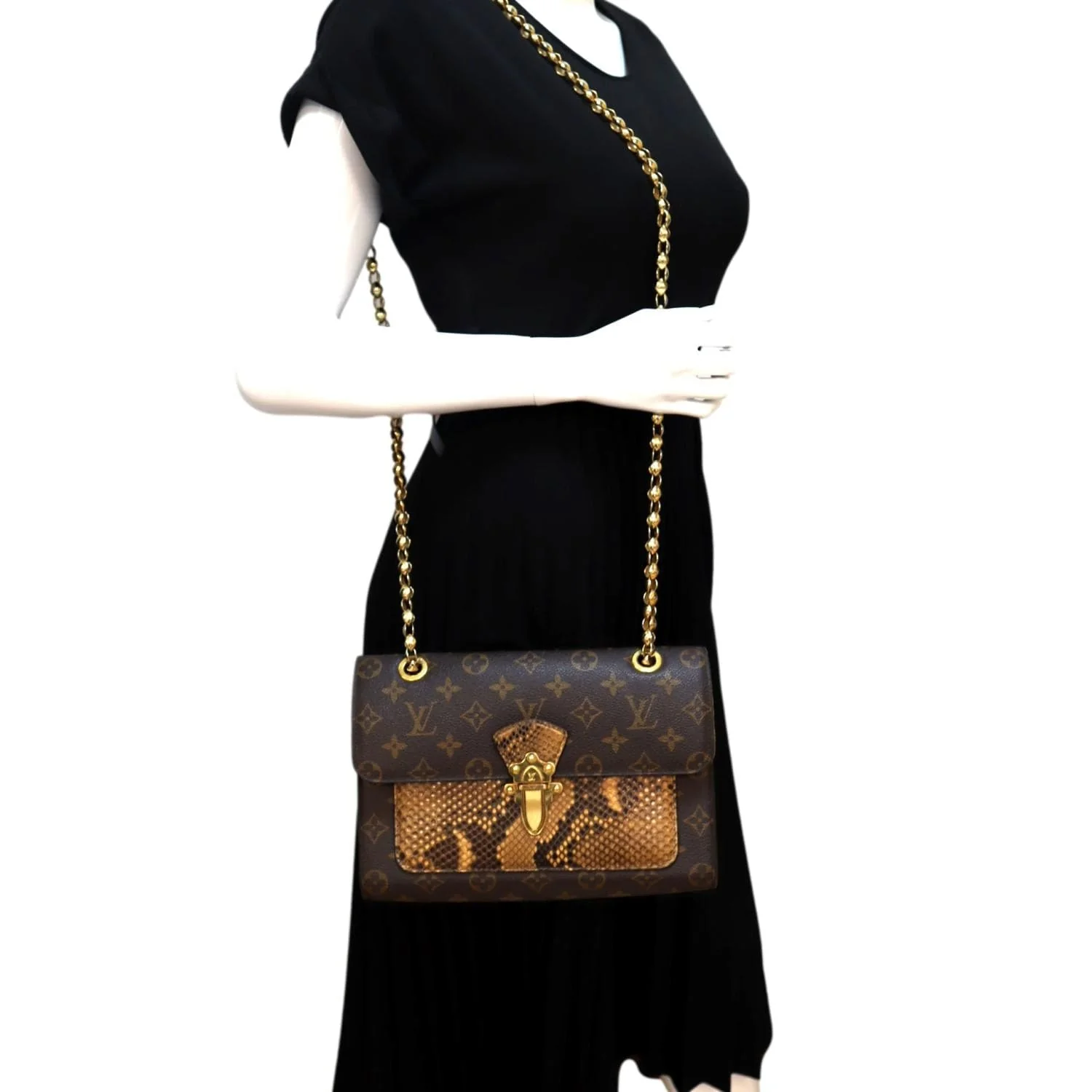 LOUIS VUITTON Victoire Monogram Canvas Crossbody Bag Brown - Image 2
