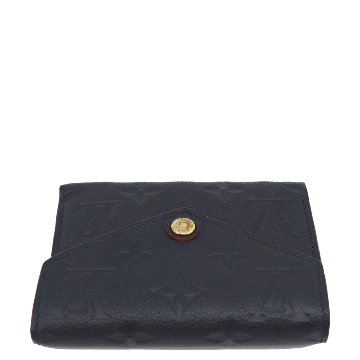LOUIS VUITTON Victorine Monogram Empreinte Wallet Navy Blue - Image 5