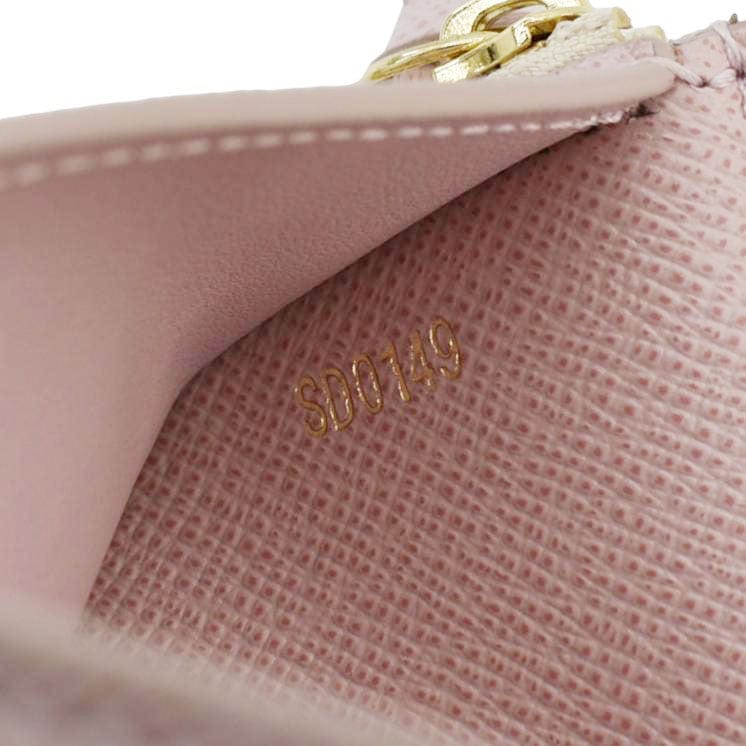 LOUIS VUITTON Victorine Damier Azur Wallet Rose Ballerine - Image 12