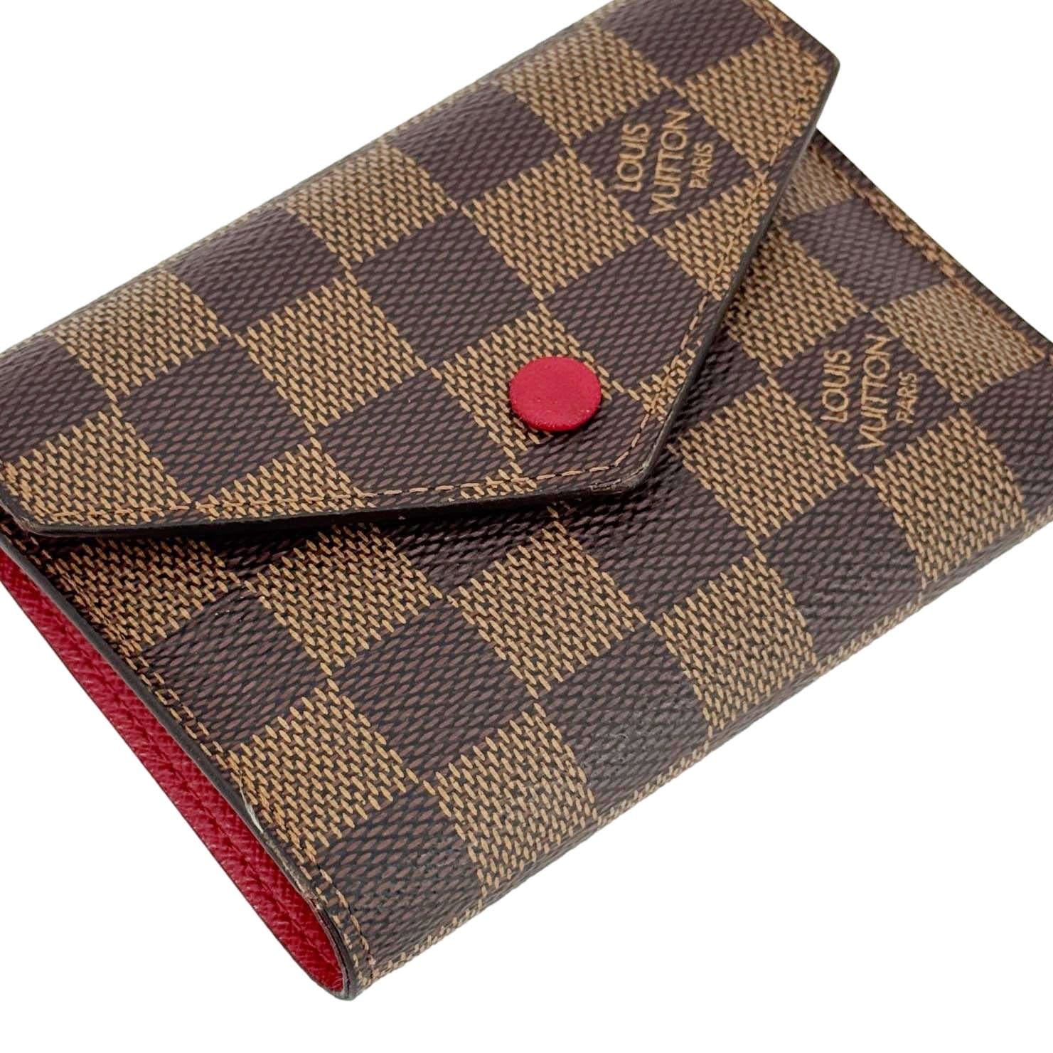LOUIS VUITTON Victorine Damier Ebene Wallet Brown - Image 10