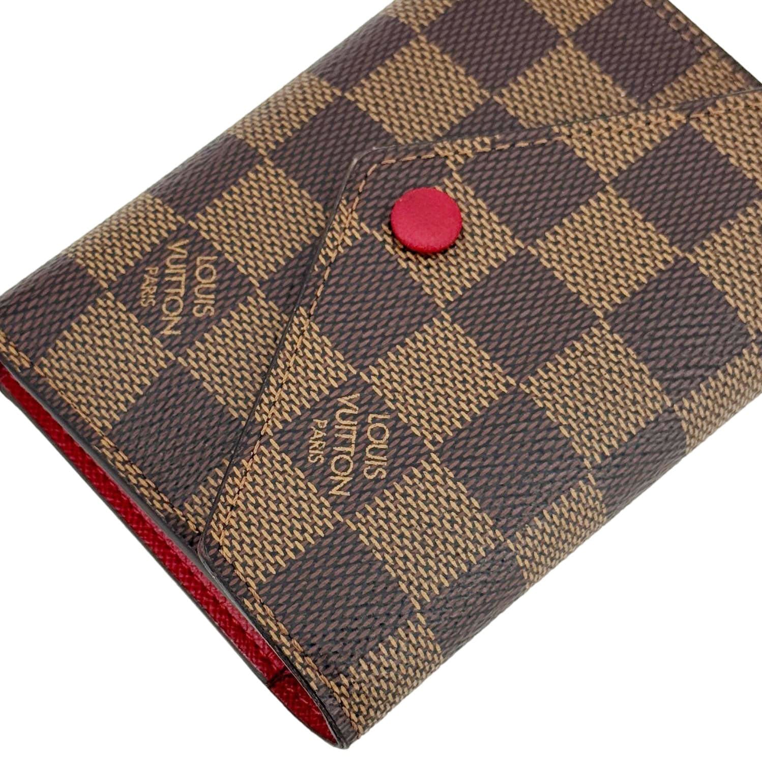 LOUIS VUITTON Victorine Damier Ebene Wallet Brown - Image 7