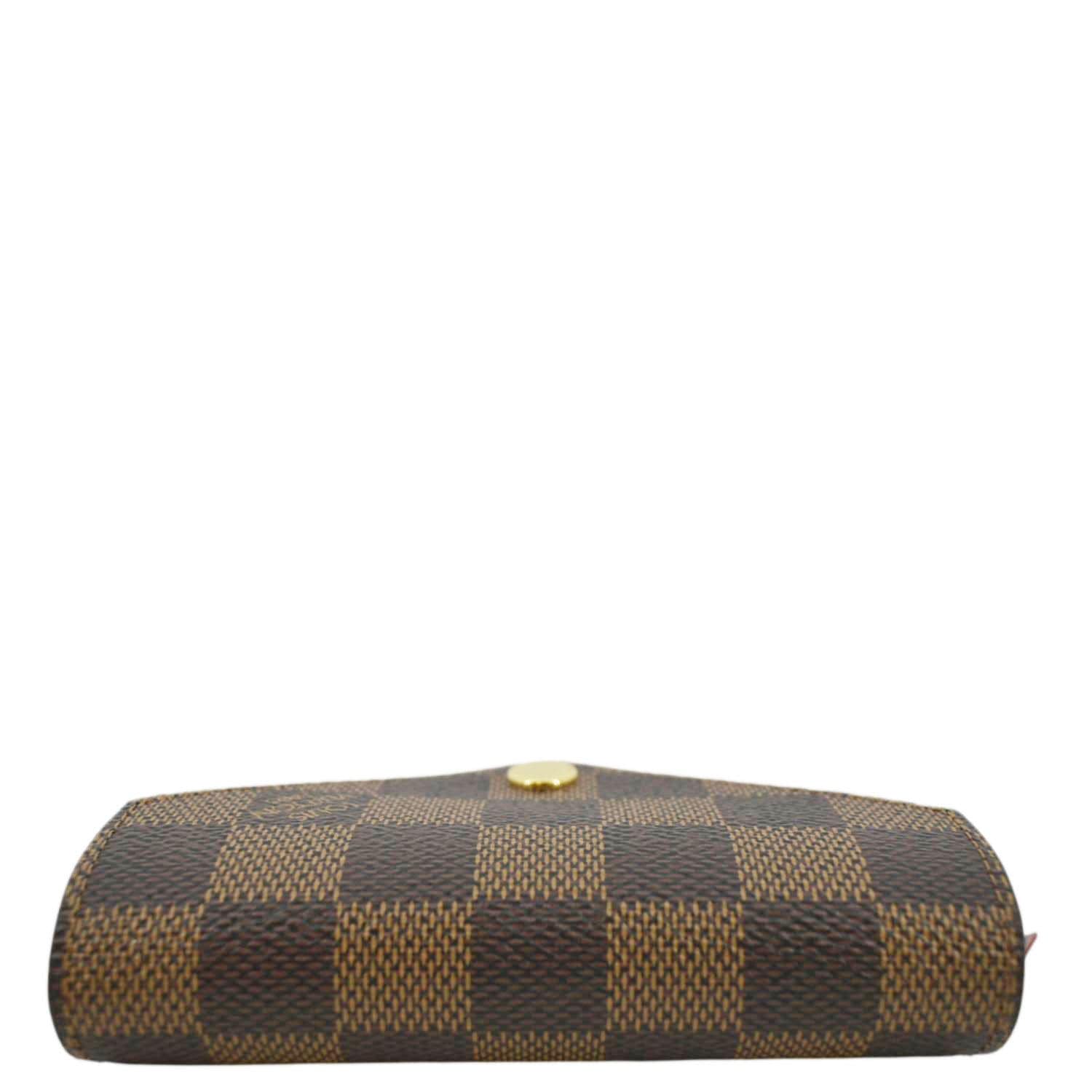 LOUIS VUITTON Victorine Damier Ebene Canvas Wallet Brown - Image 5