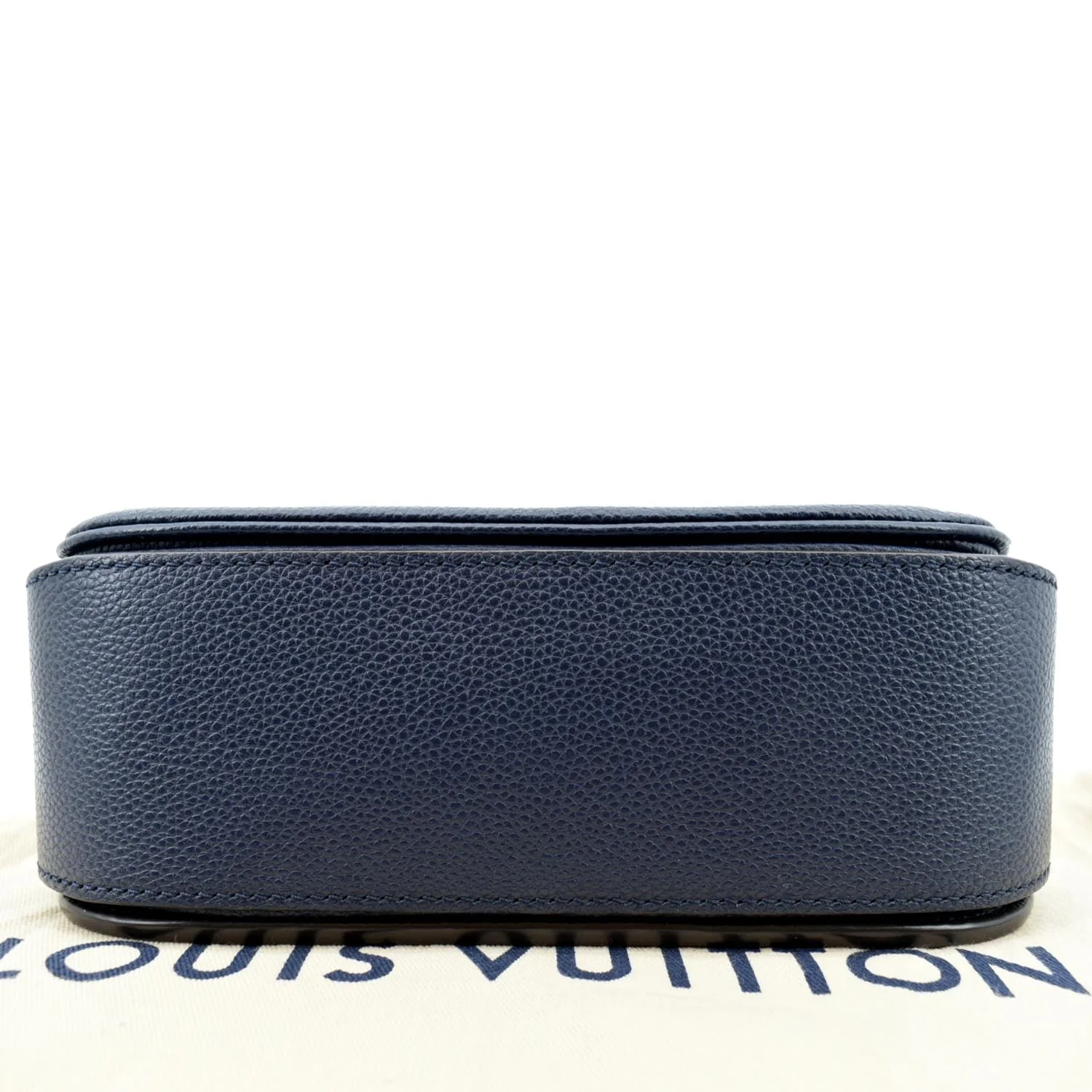 LOUIS VUITTON Vivienne NM Grained Calfskin Leather Shoulder Bag Blue - Image 9